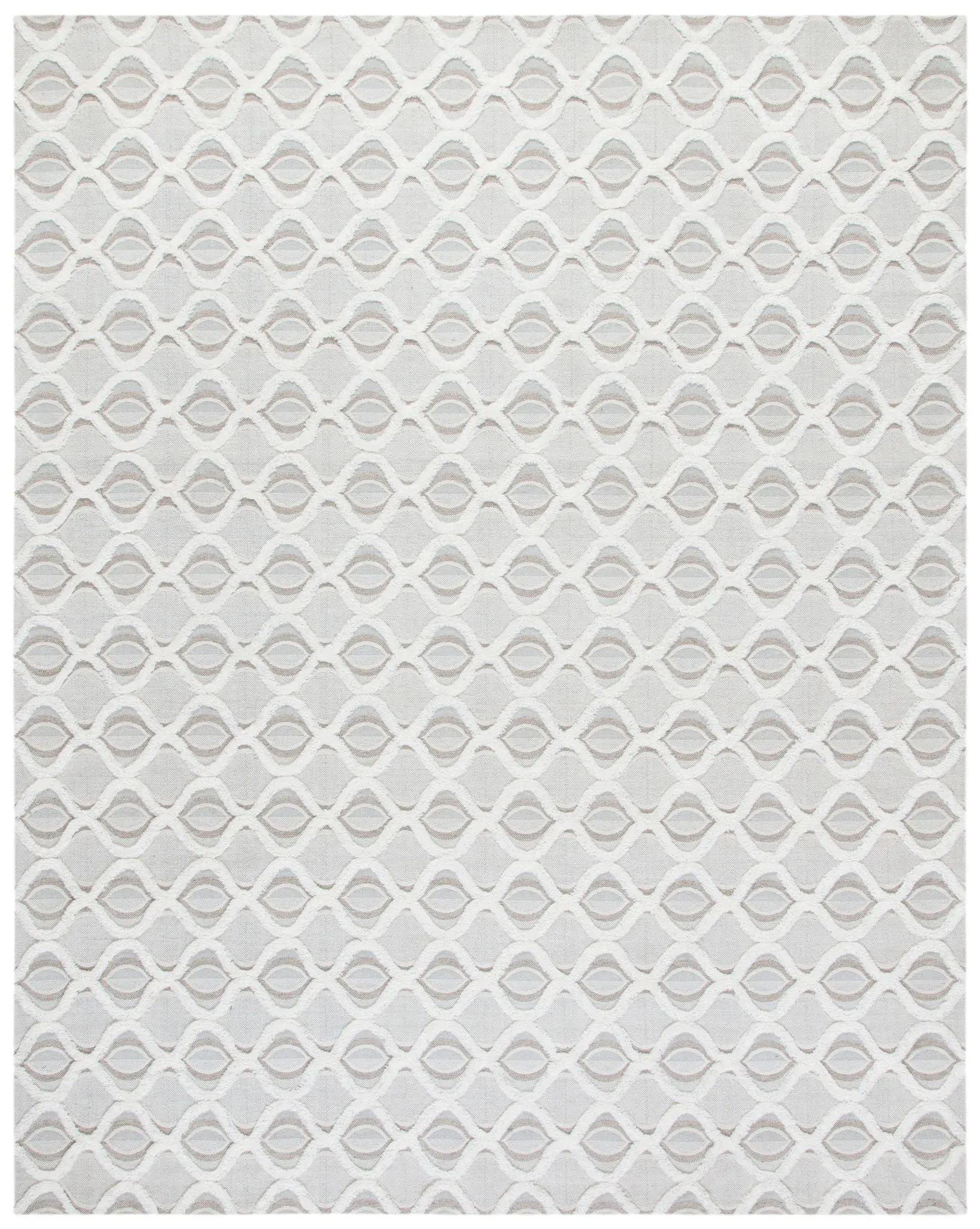 Marbella Curved Lattice Hand-Loomed Rug