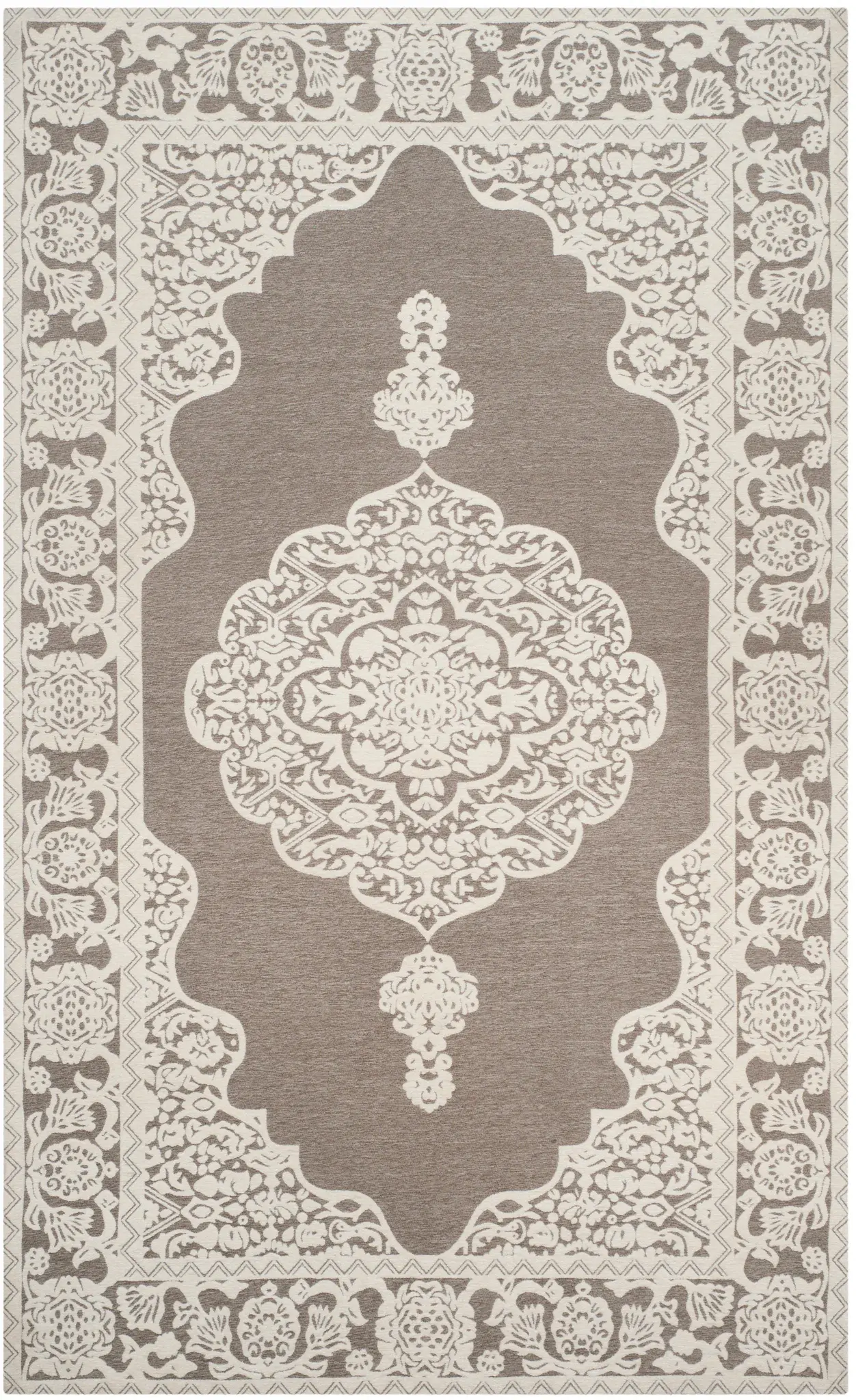 Marbella Floral Medallion Hand-Loomed Rug