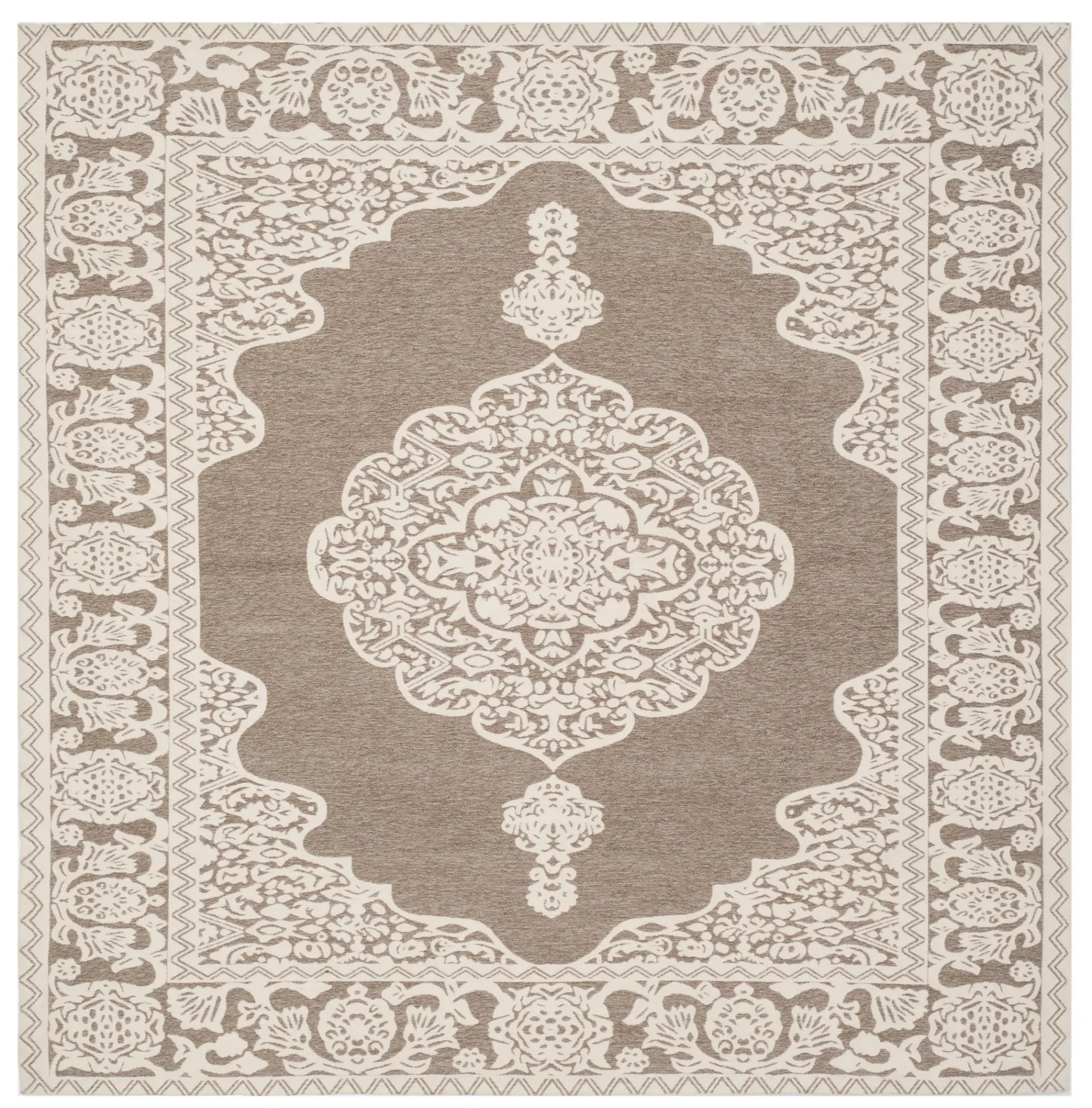 Marbella Floral Medallion Hand-Loomed Rug