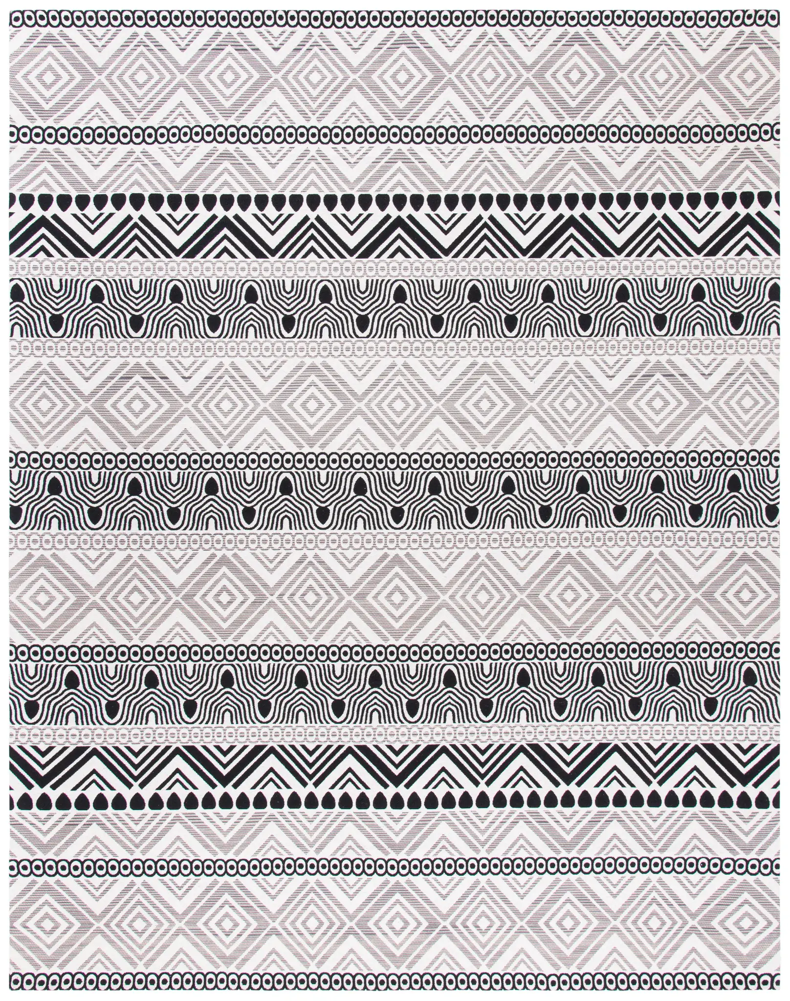 Marbella Tribal Stripe Hand-Woven Rug