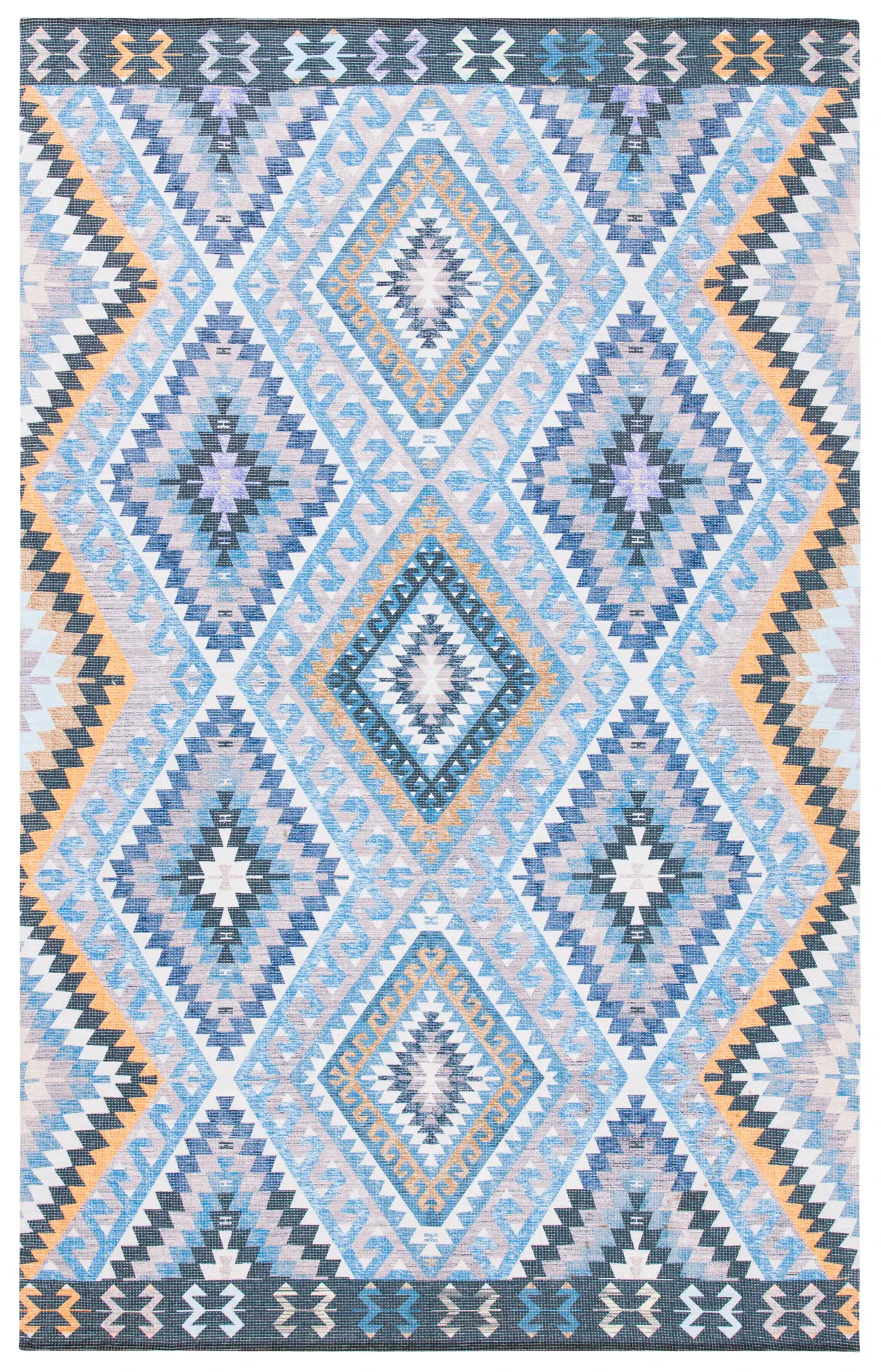 Marbella Southwestern Diamond Hand-Woven Rug
