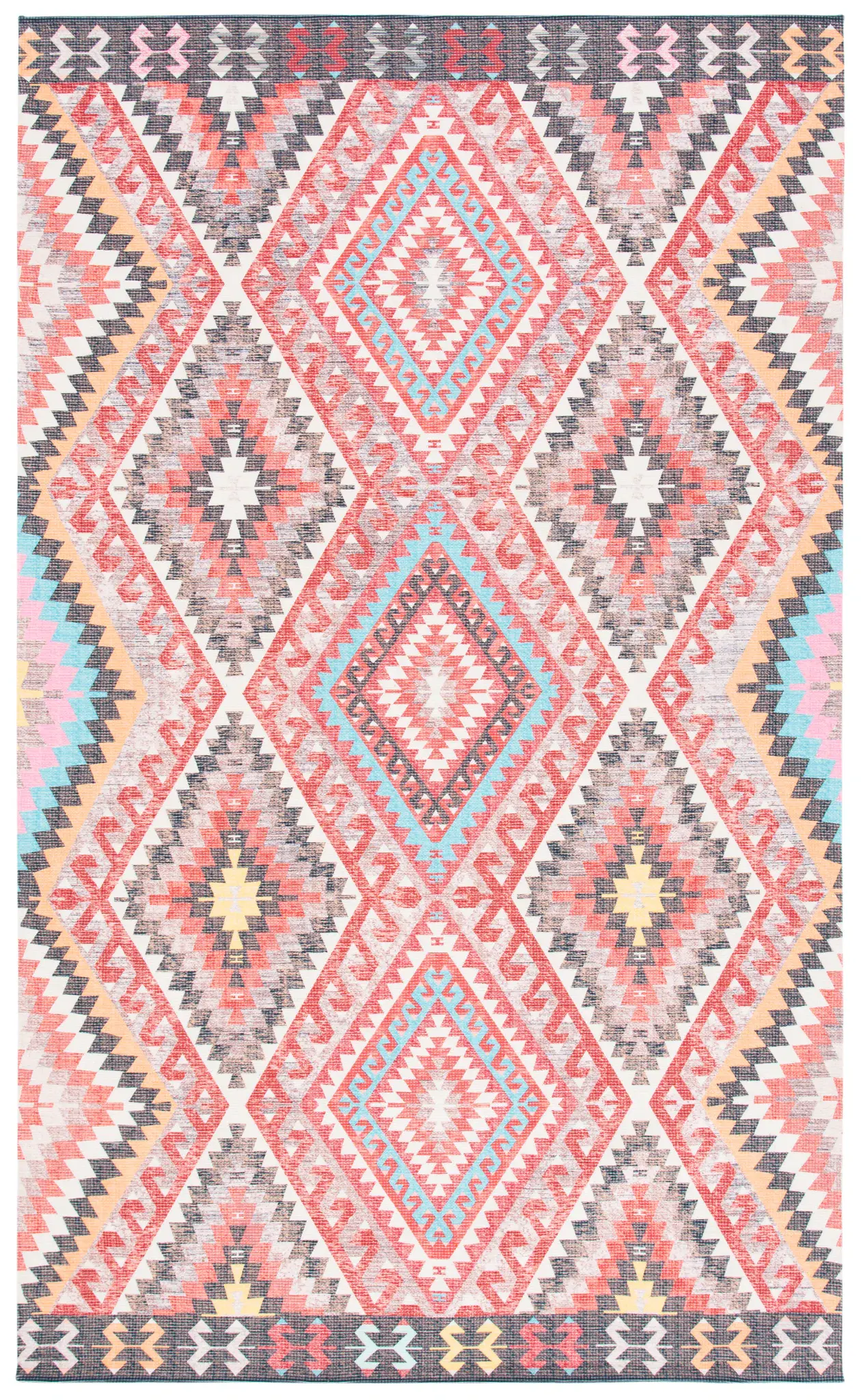 Marbella Southwestern Diamond Hand-Woven Rug