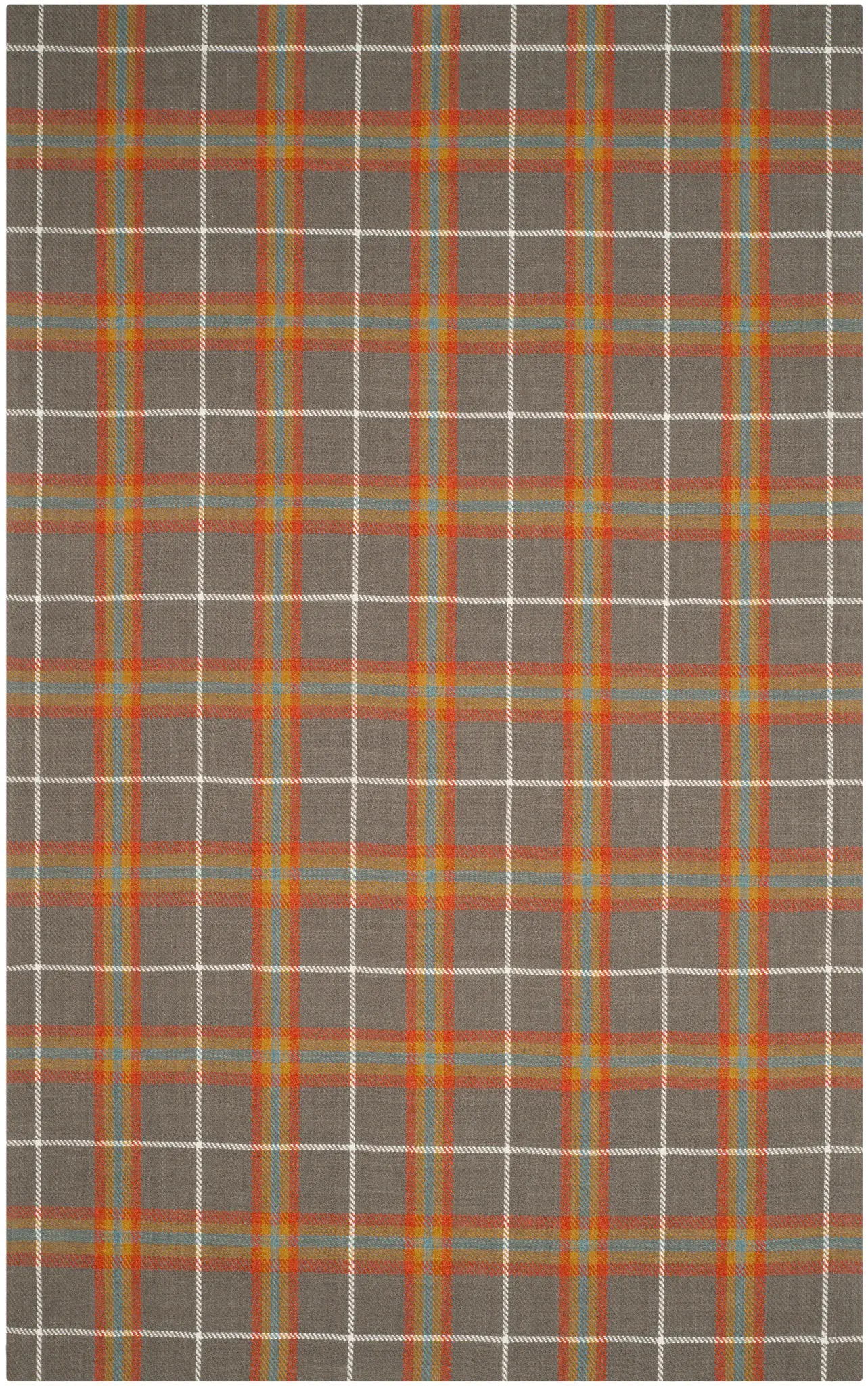 Marbella Windowpane Plaid Hand-Loomed Rug
