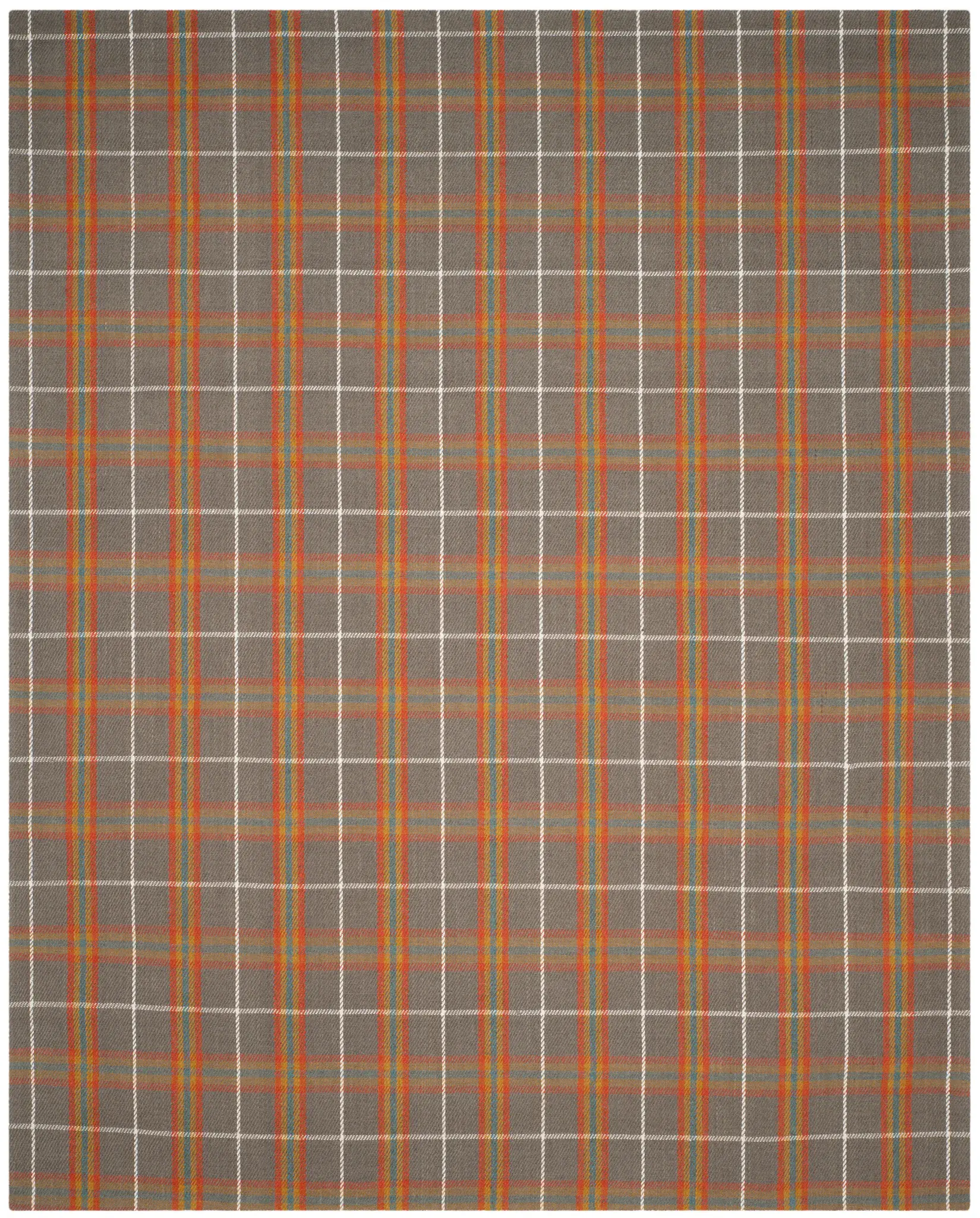 Marbella Windowpane Plaid Hand-Loomed Rug