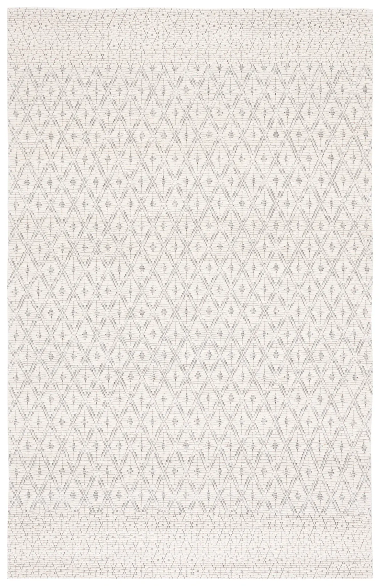 Marbella Diamond Panel Hand-Woven Wool Rug