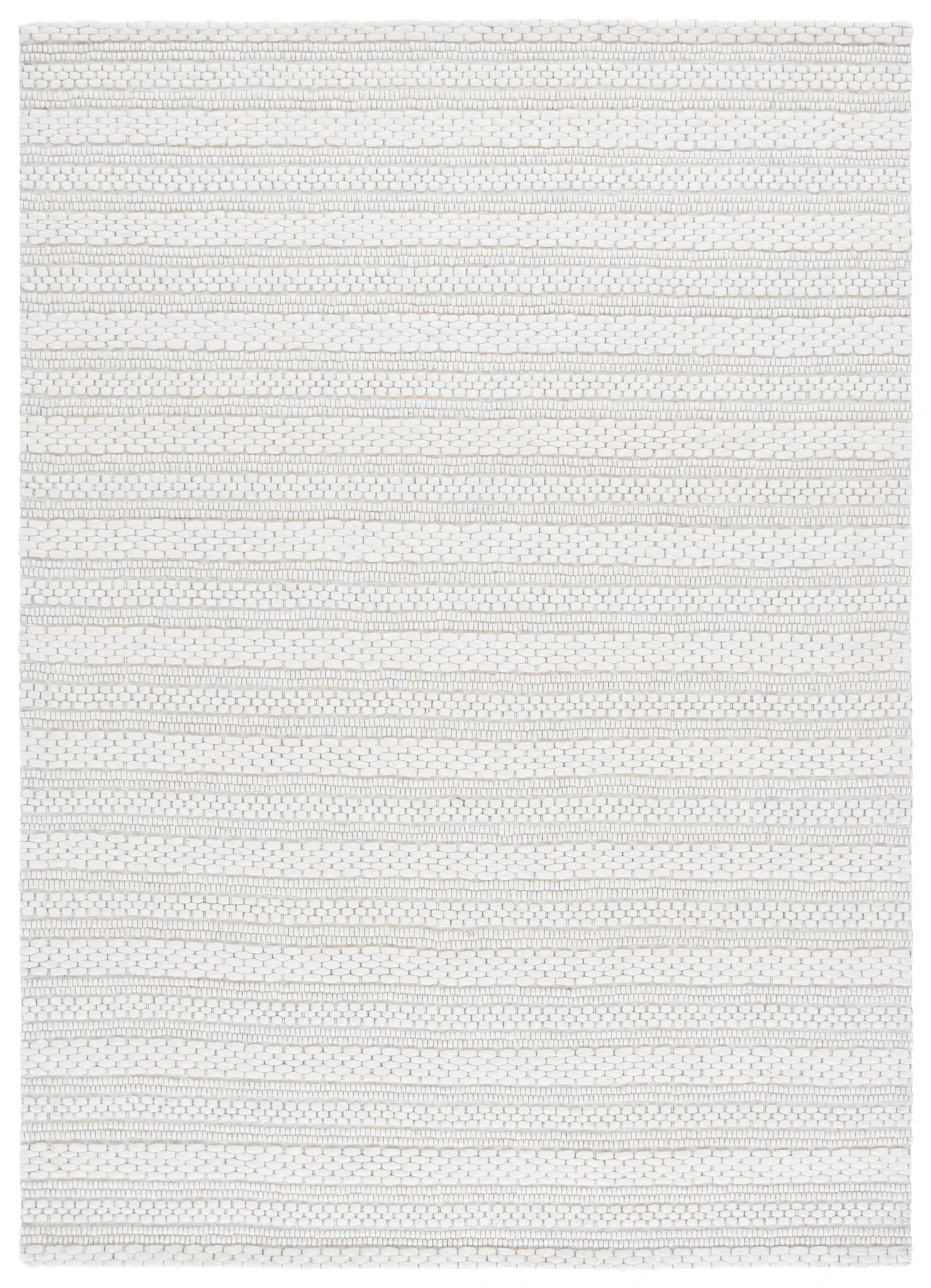 Marbella Ribbed Stripe Hand-Loomed Wool Blend Rug