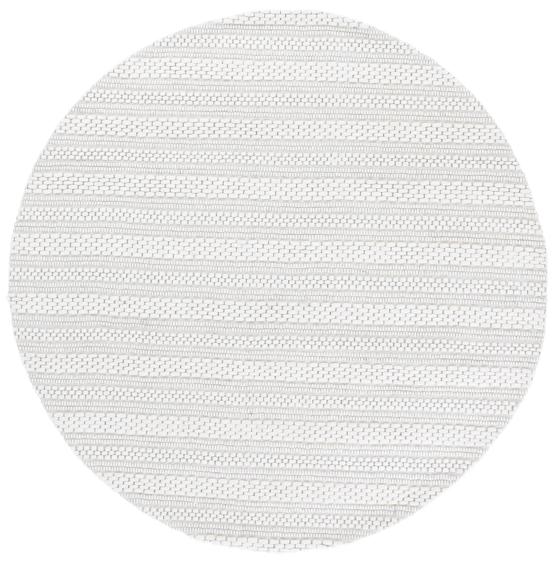 Marbella Ribbed Stripe Hand-Loomed Wool Blend Rug