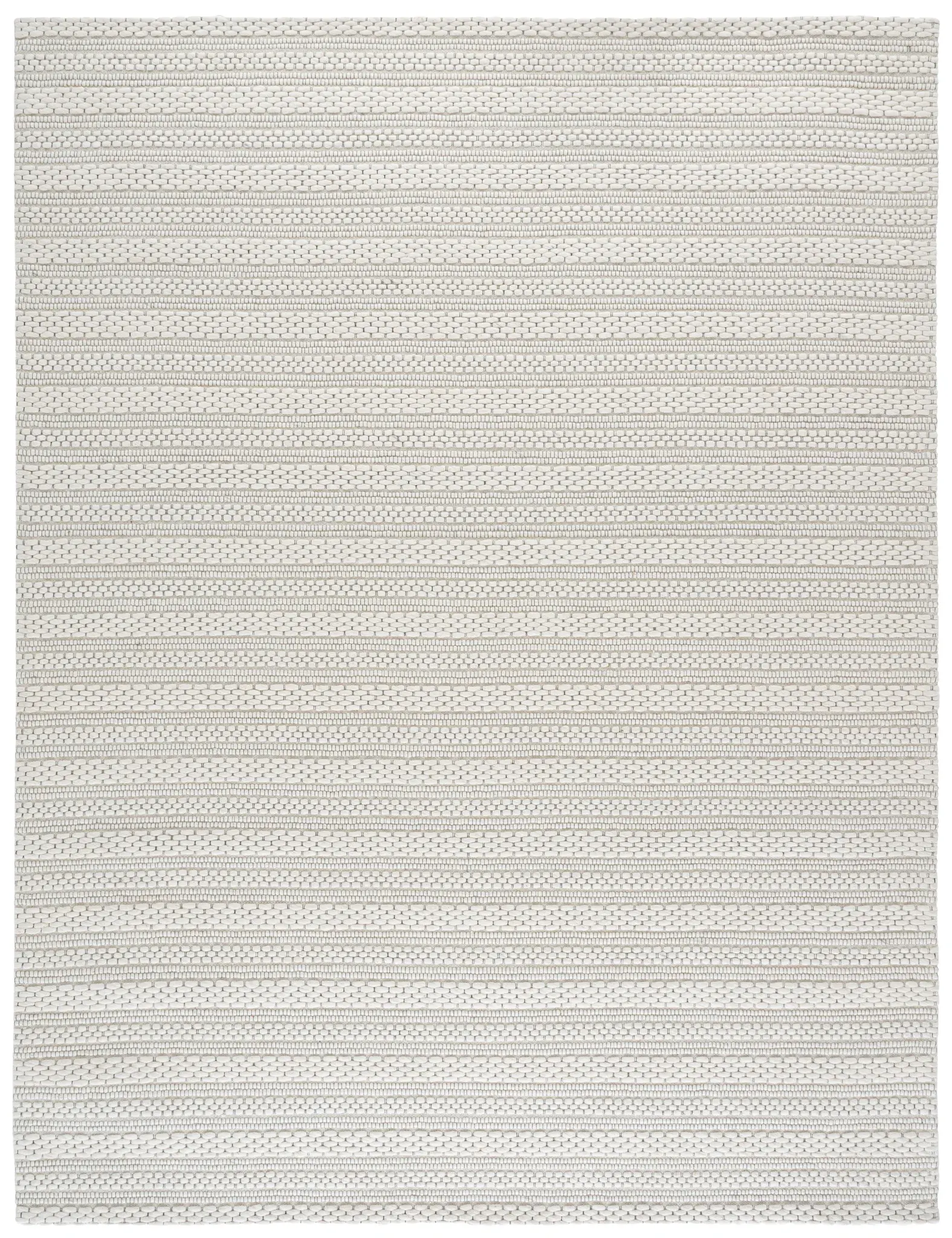 Marbella Ribbed Stripe Hand-Loomed Wool Blend Rug