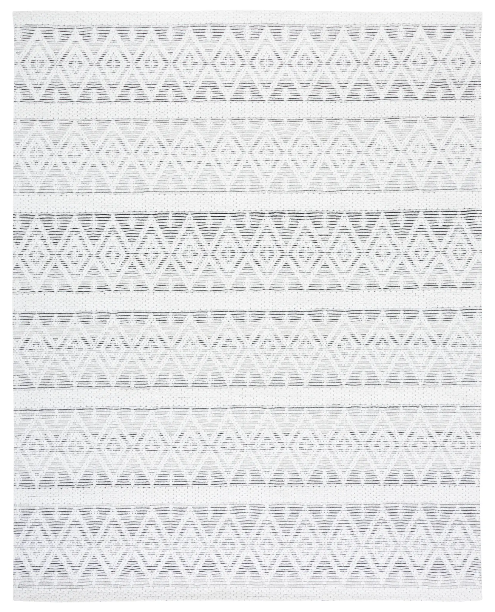 Marbella Banded Diamond Hand-Loomed Rug