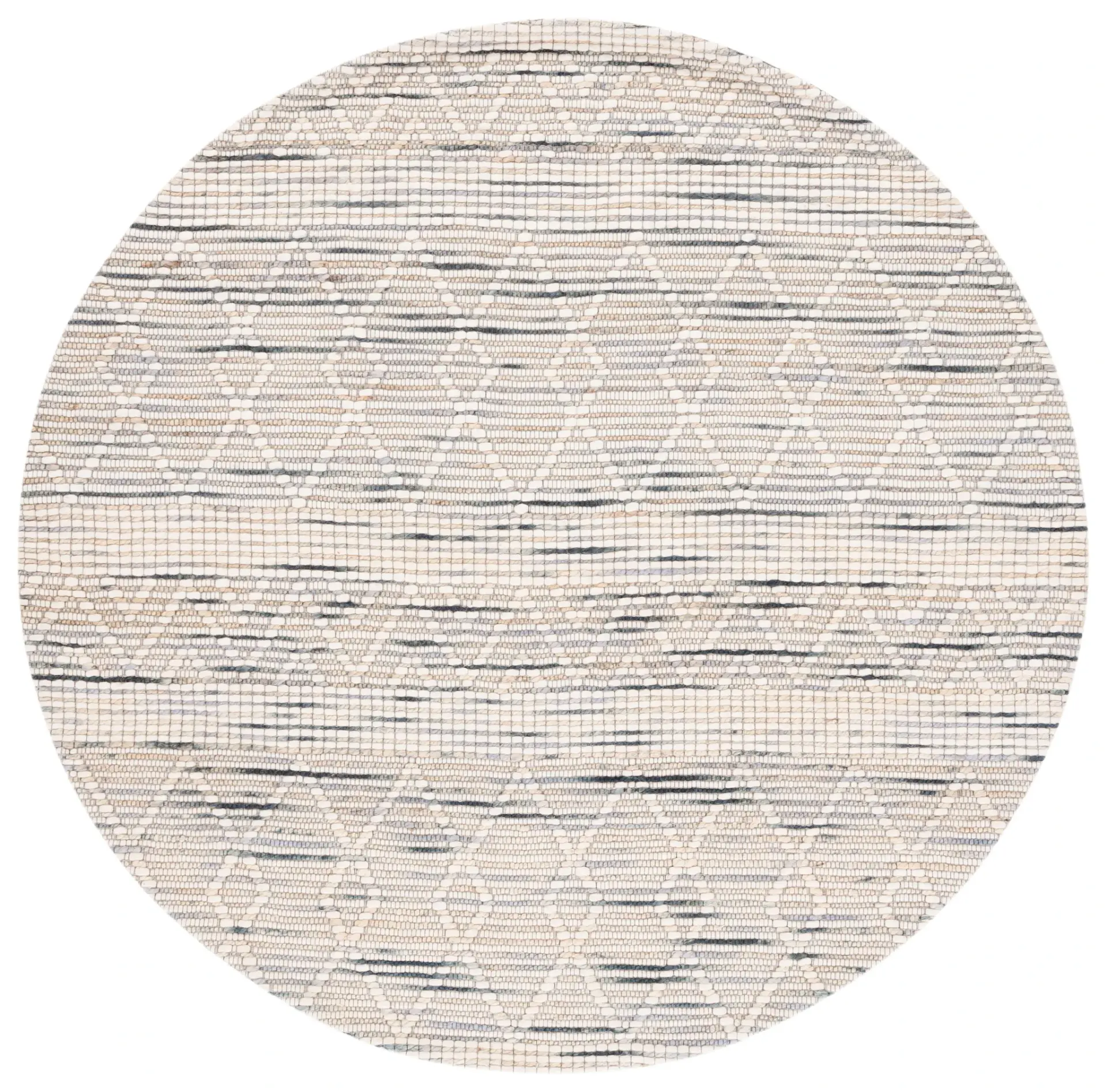 Marbella Striped Diamond Hand-Loomed Rug