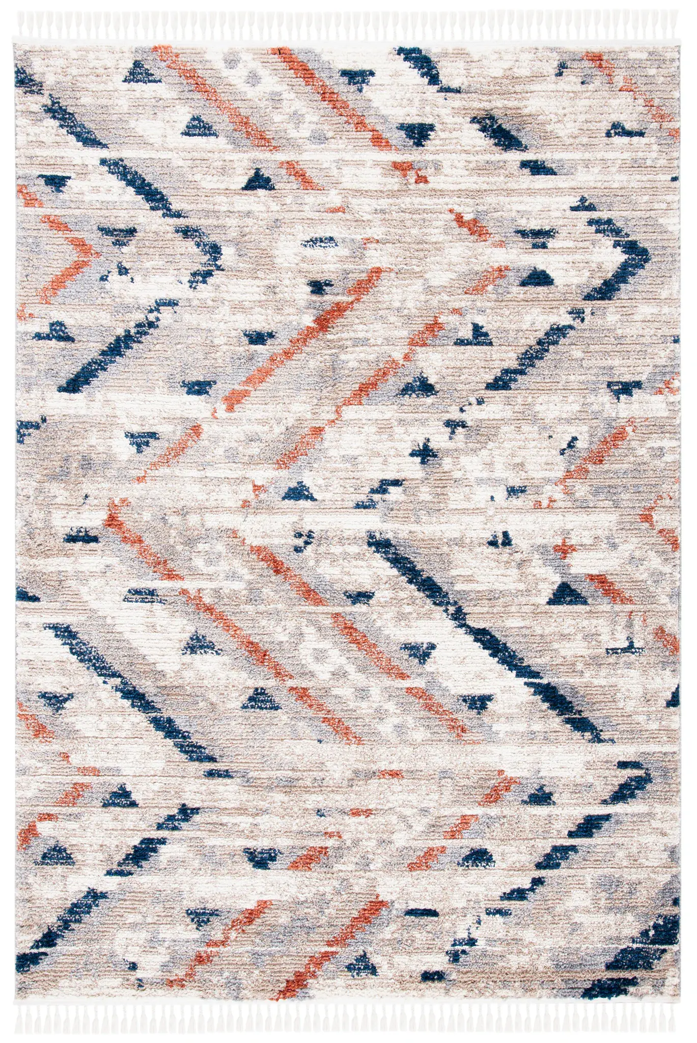 Morocco Chevron Fringe Rug