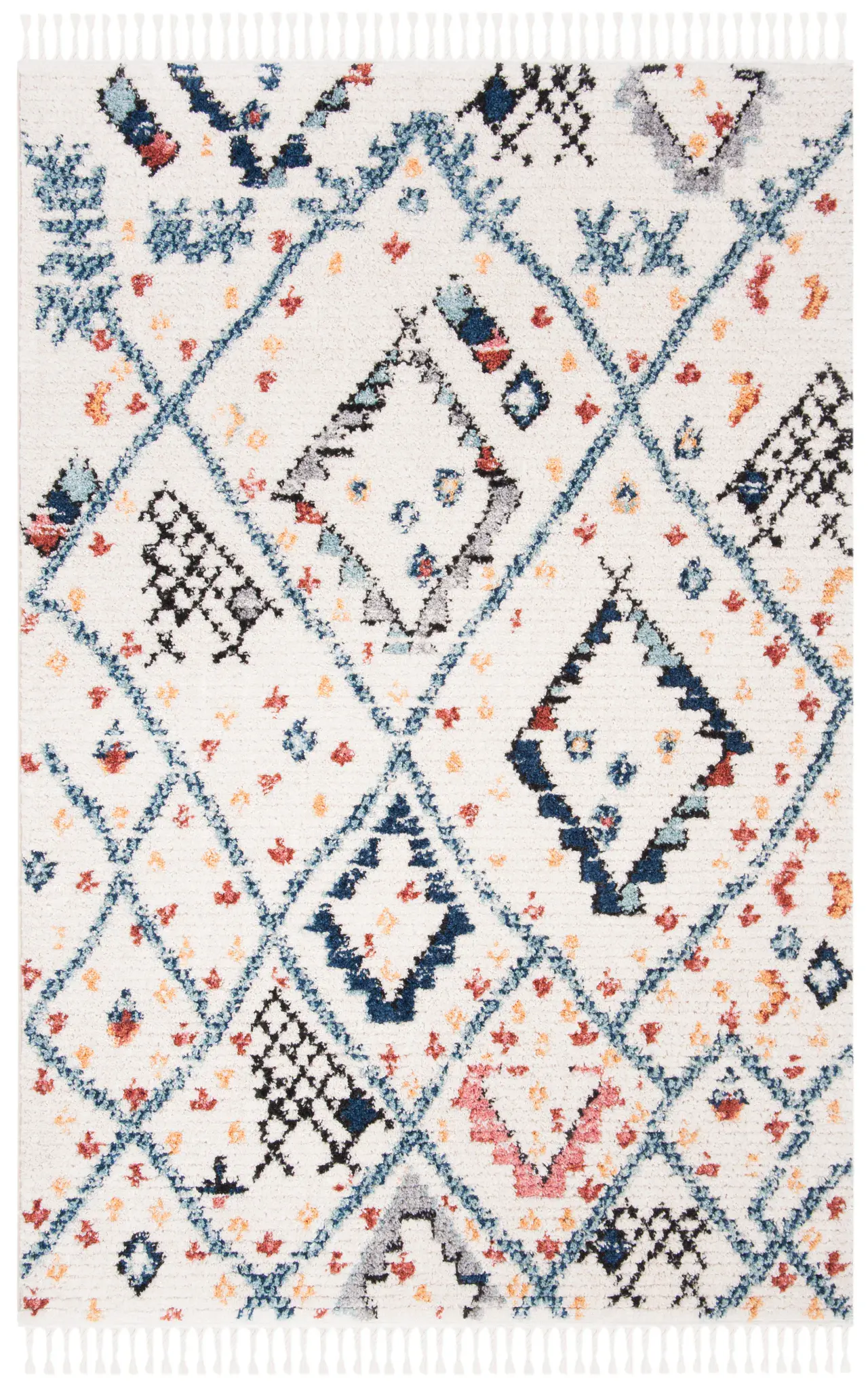 Morocco Tulum Diamond Lattice Rug
