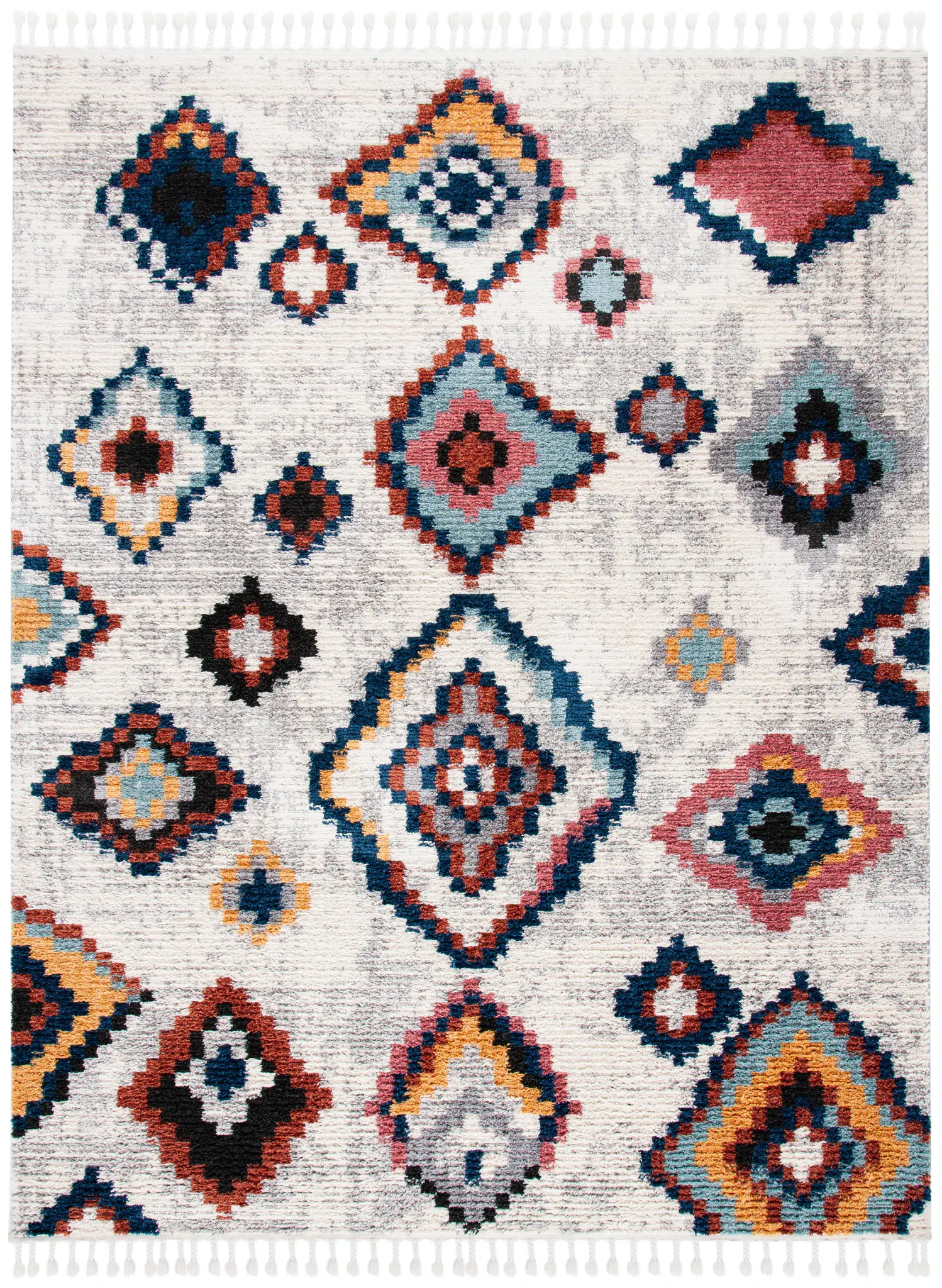 Morocco Diamond Shag Rug