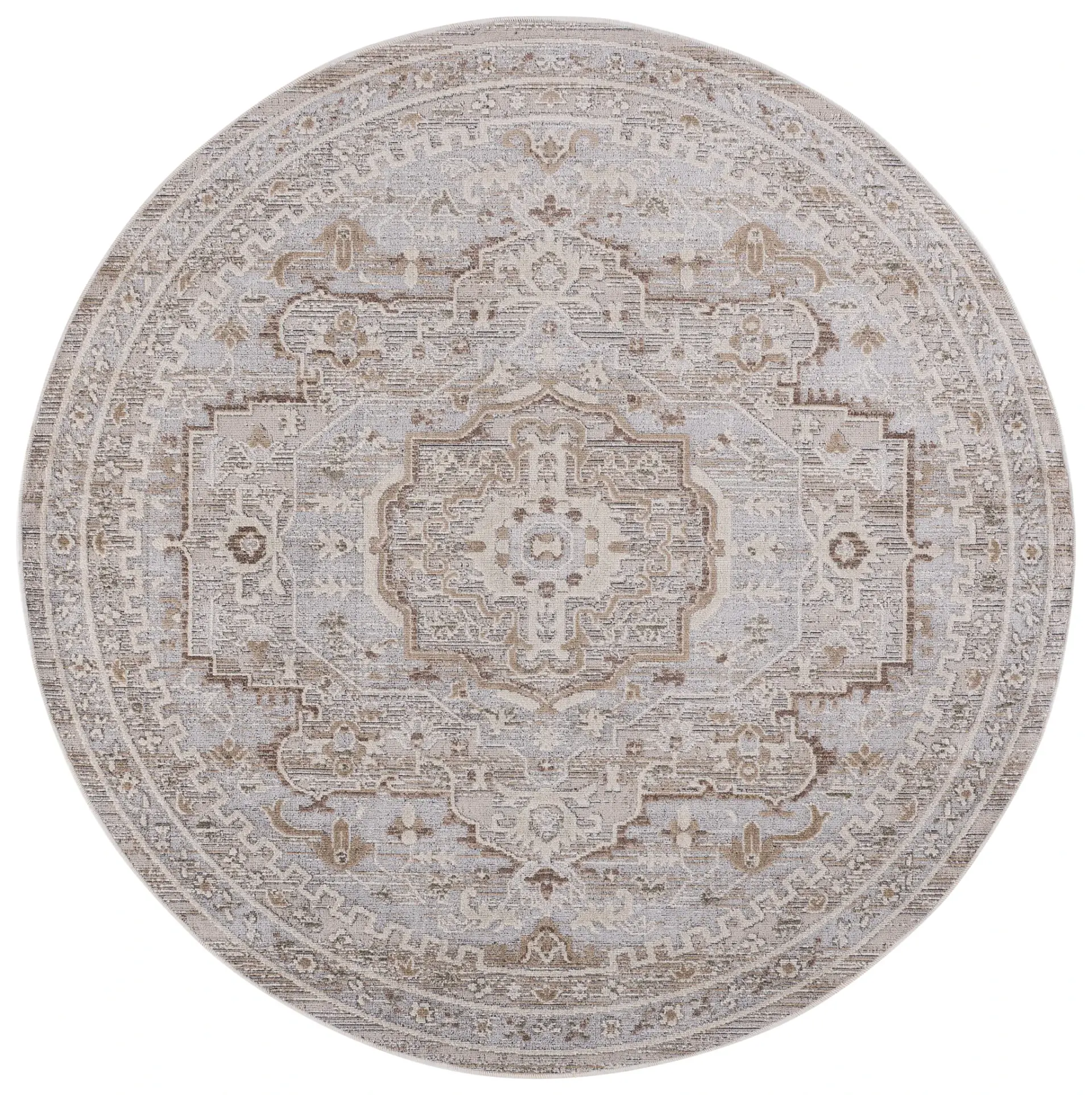 Miranda Distressed Medallion Rug