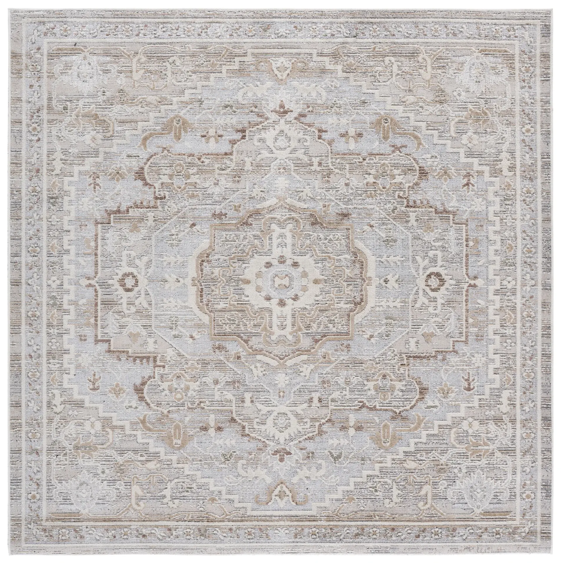 Miranda Distressed Medallion Rug