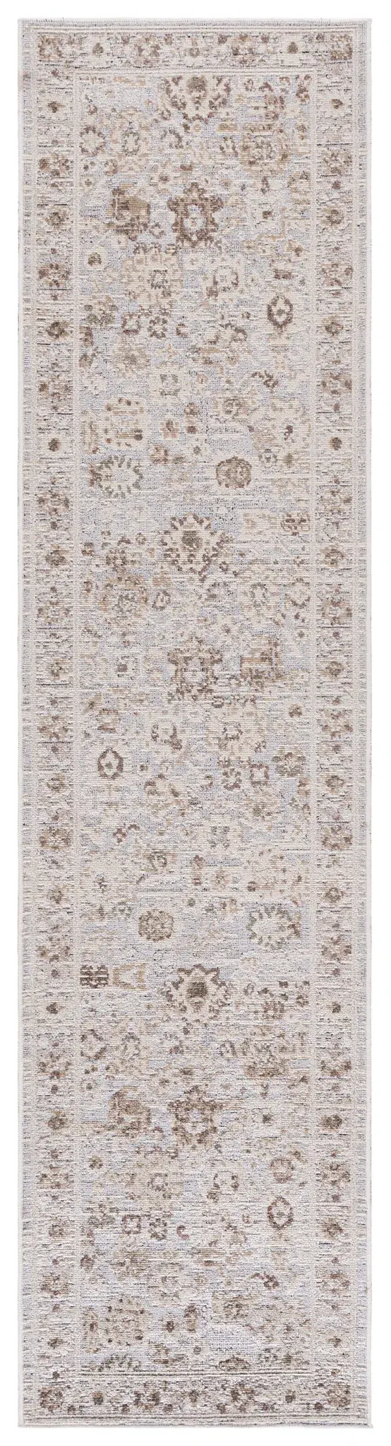 Miranda Amelia Distressed Floral Bordered Rug