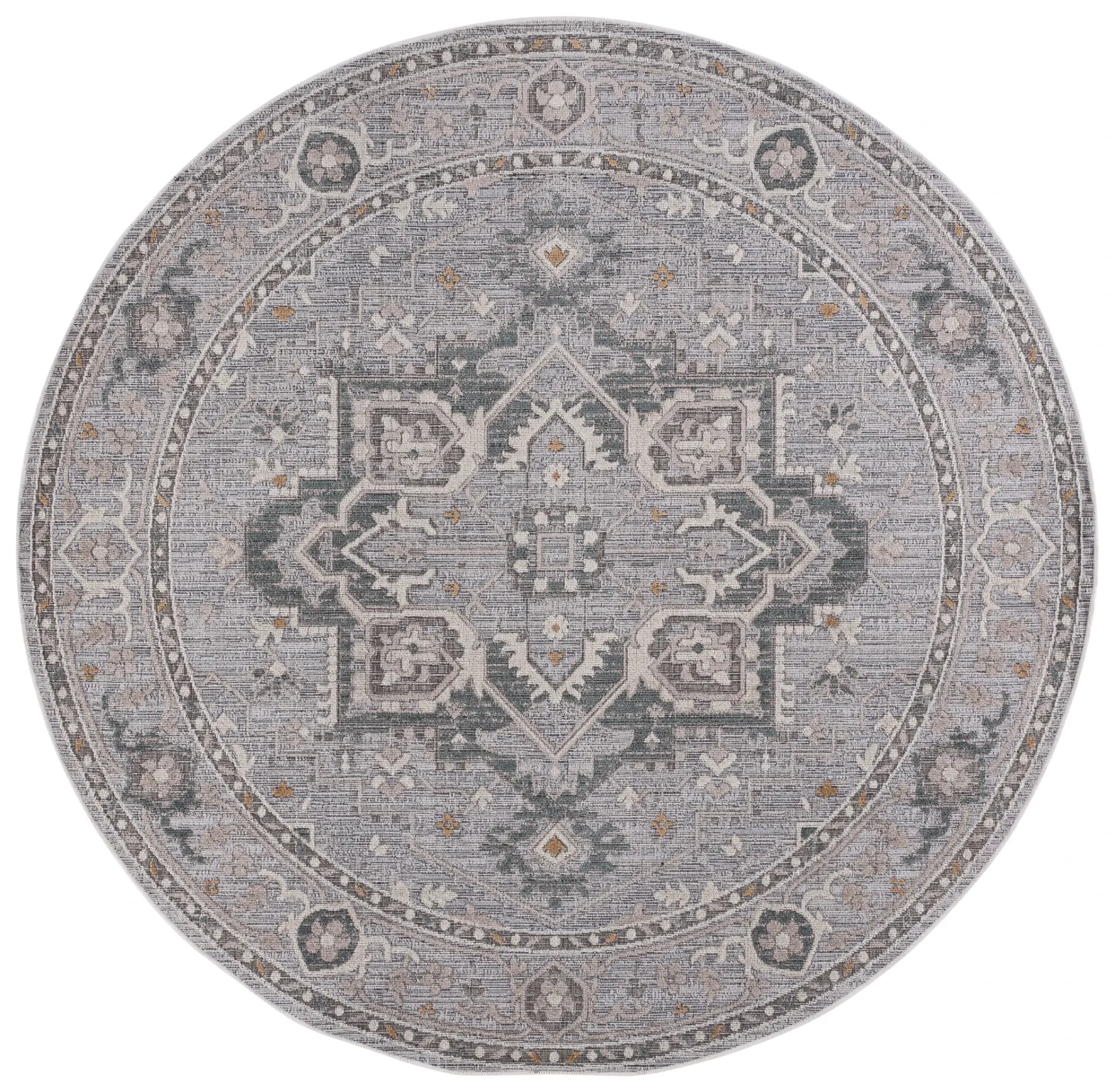 Palm Beach Miranda Medallion Border Rug