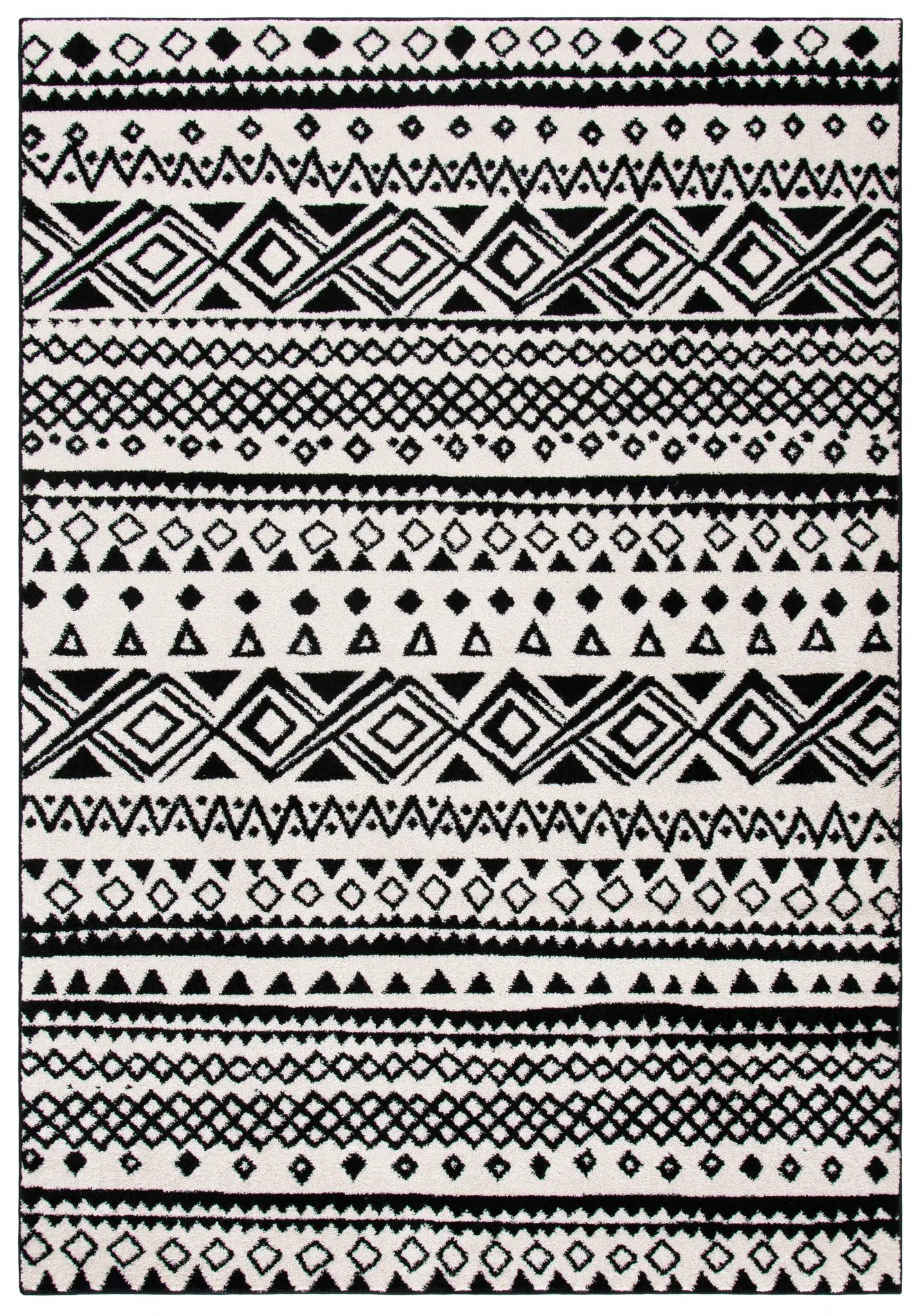 Mercer Banded Diamond Rug