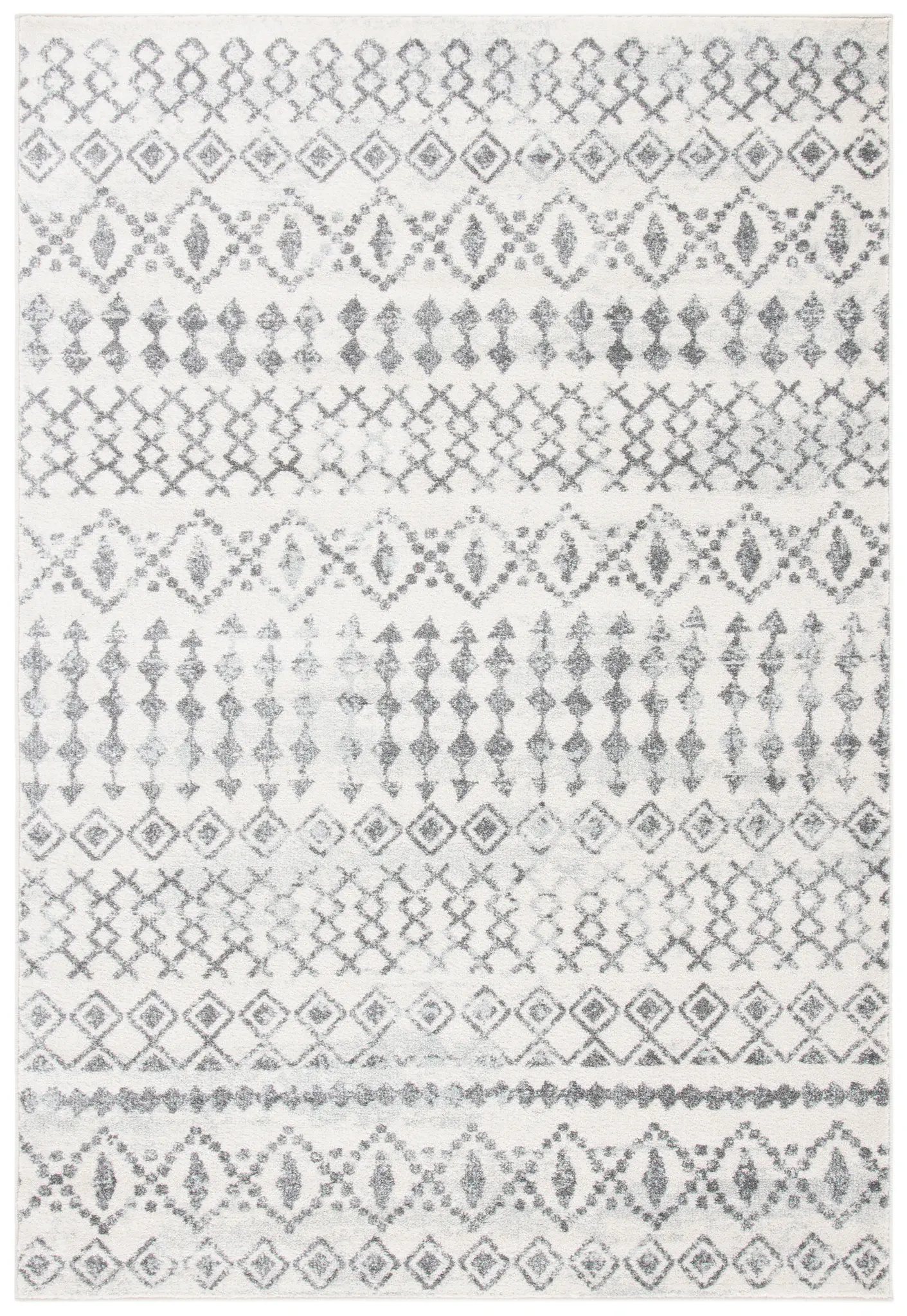 Mercer Banded Geometric Rug