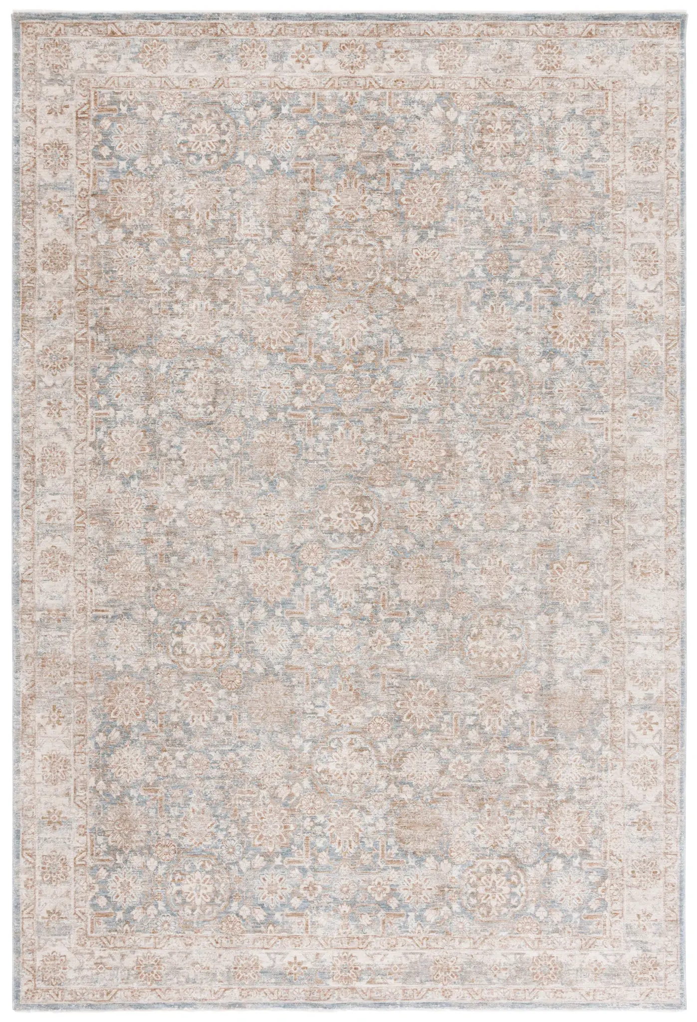 Marigold Isabelle Distressed Floral Border Rug