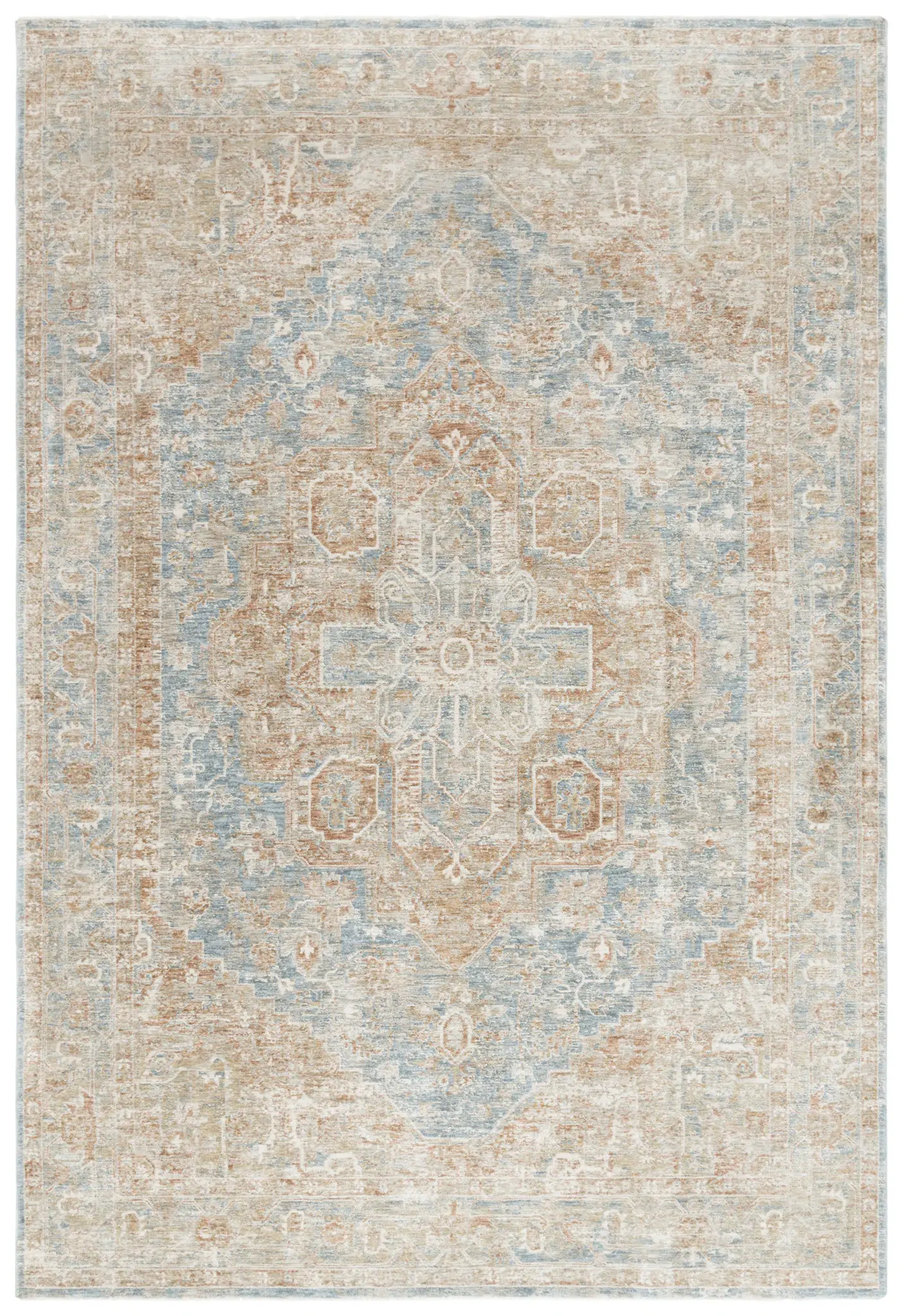 Marigold Distressed Medallion Rug