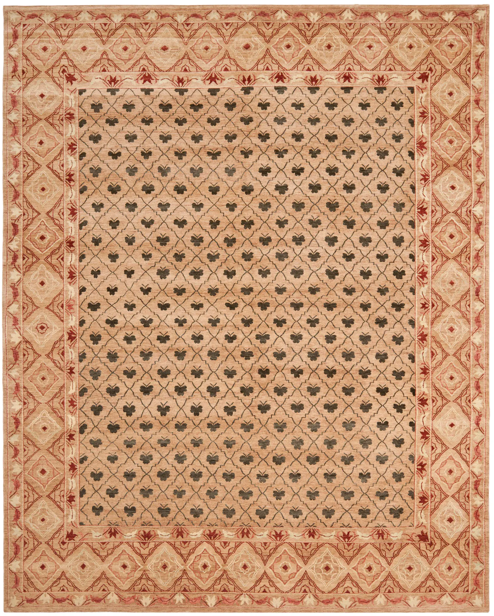 Marrakesh Lattice Hand-Knotted Wool Rug