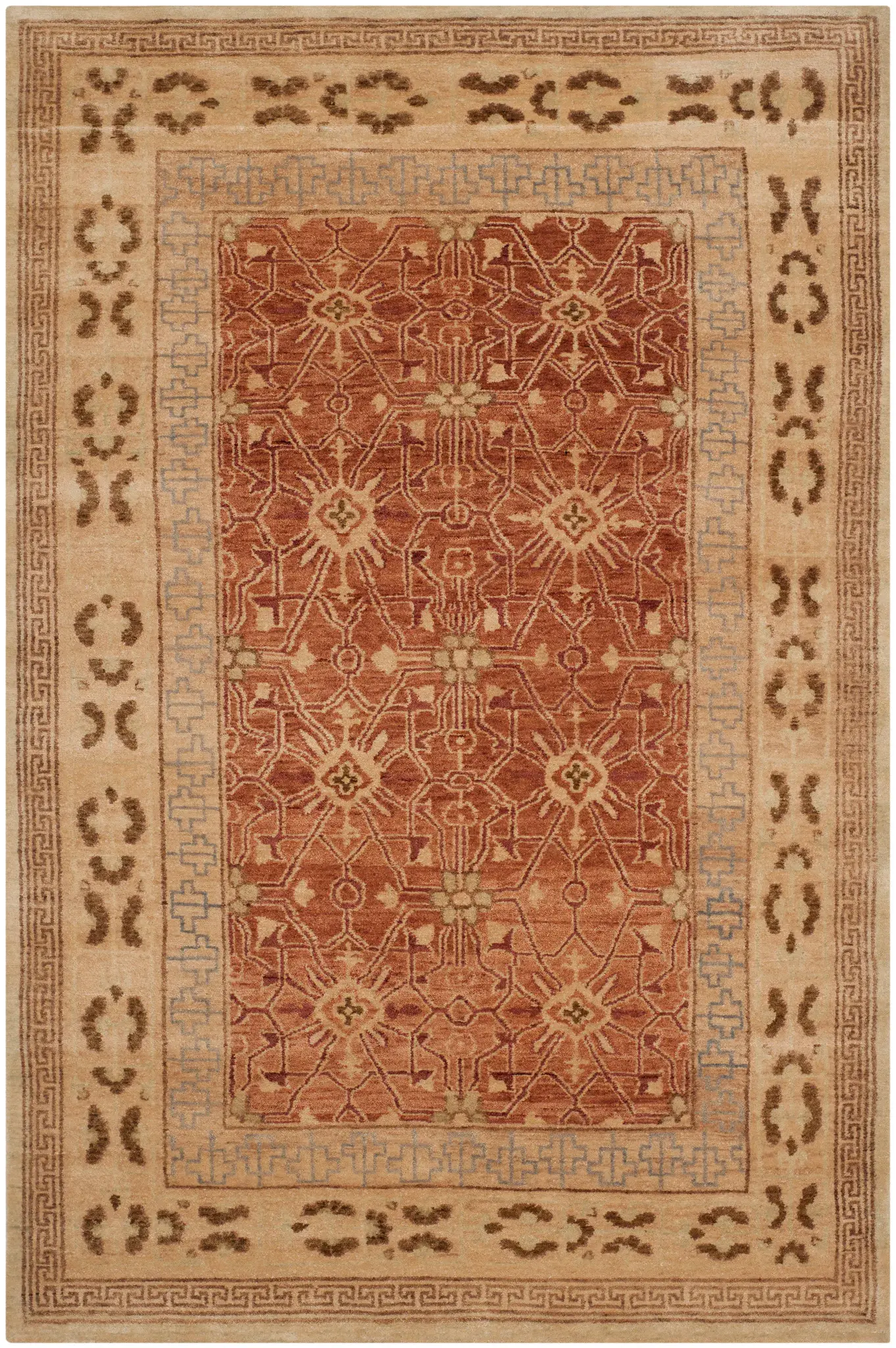 Marrakesh Trellis Border Wool Rug