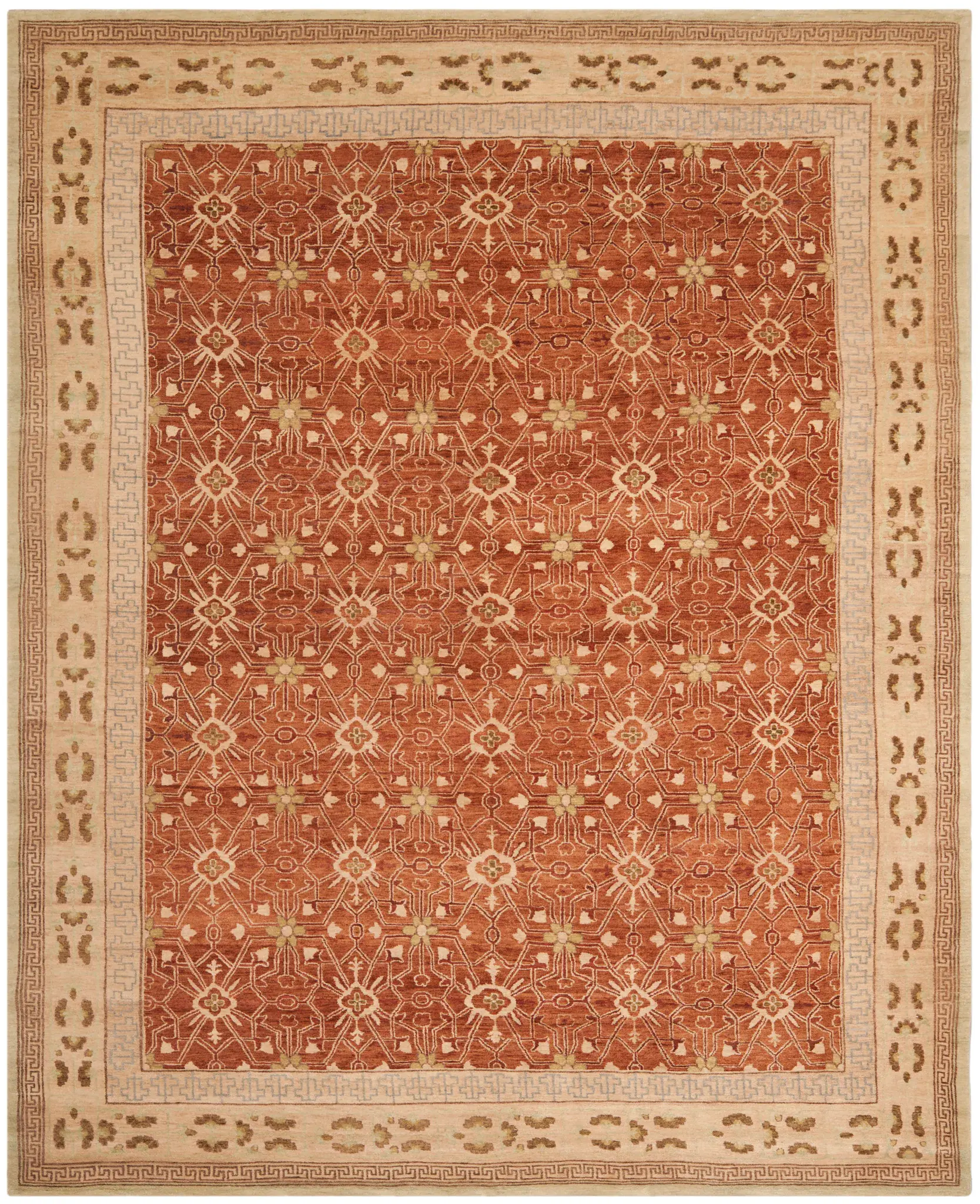 Marrakesh Trellis Border Wool Rug