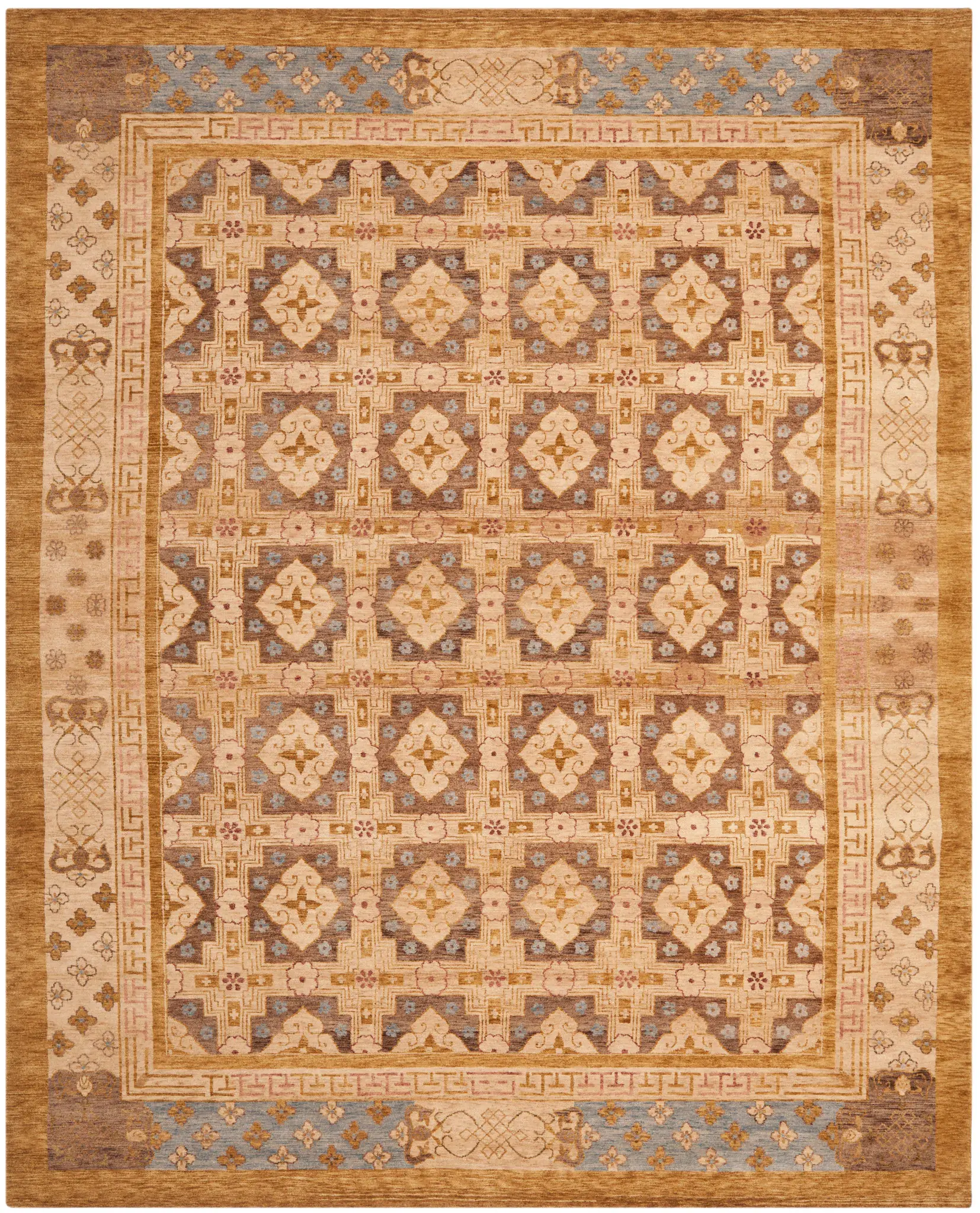 Marrakesh Tile Hand-Knotted Wool Rug