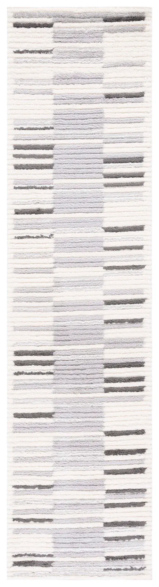 Marrakesh Blocked Stripe Shag Rug
