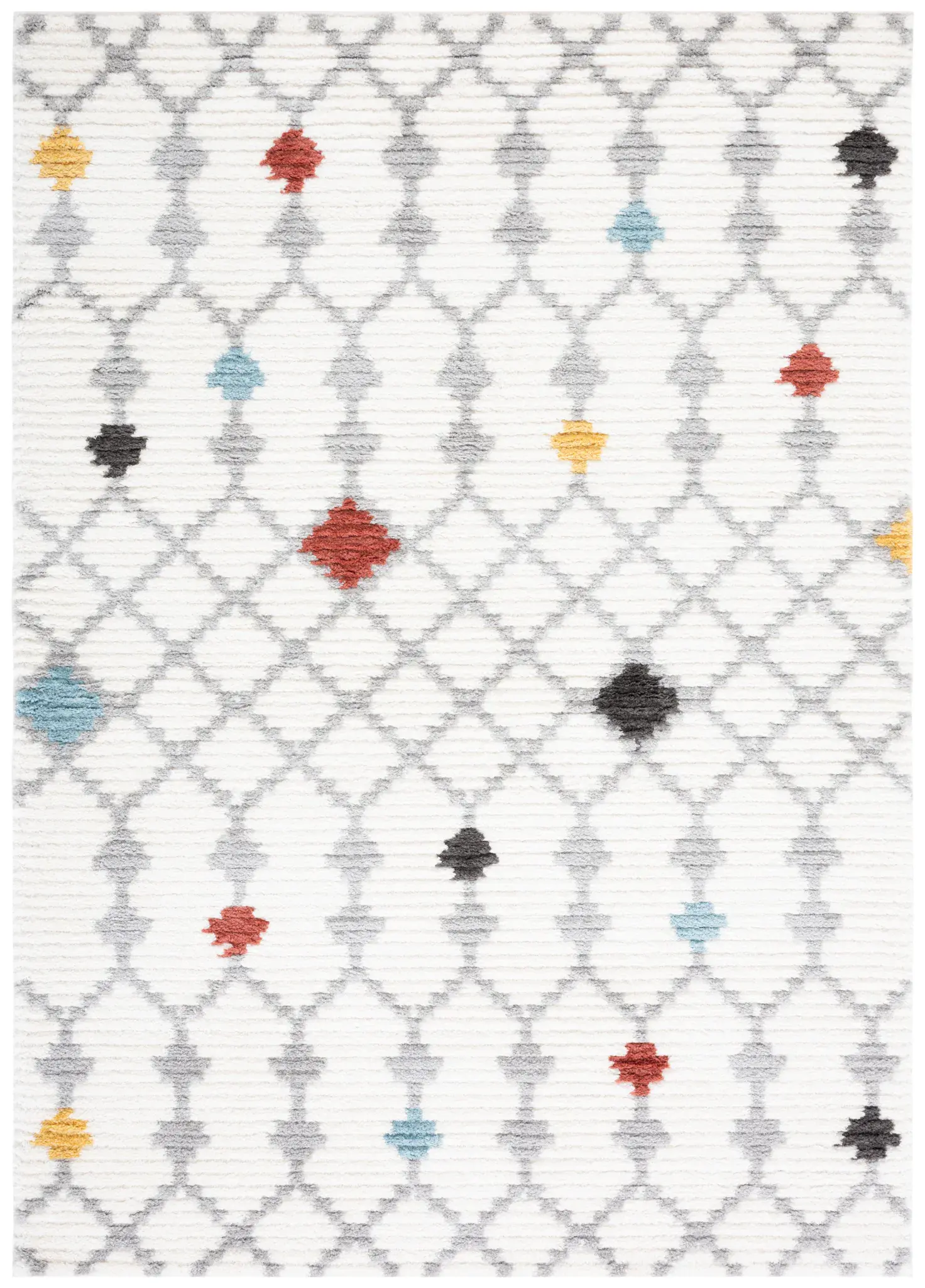 Marrakesh Diamond Trellis Shag Rug