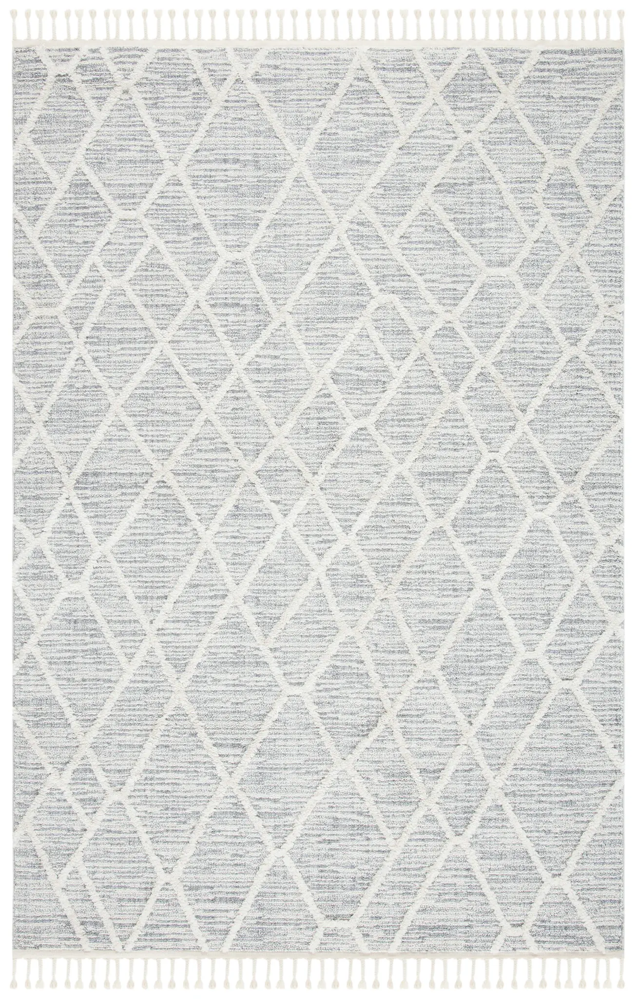 Marrakesh Diamond Lattice Fringe Rug