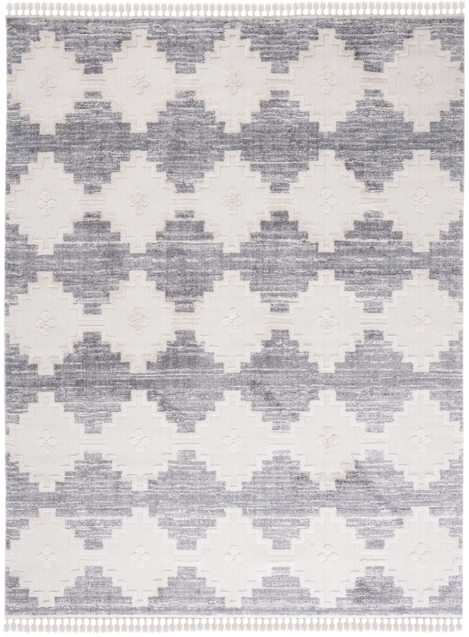 Marrakesh Diamond Fringe Rug