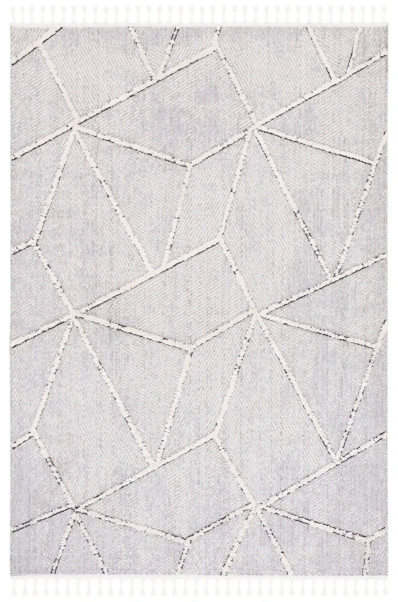 Marrakesh Geometric Tassel Rug