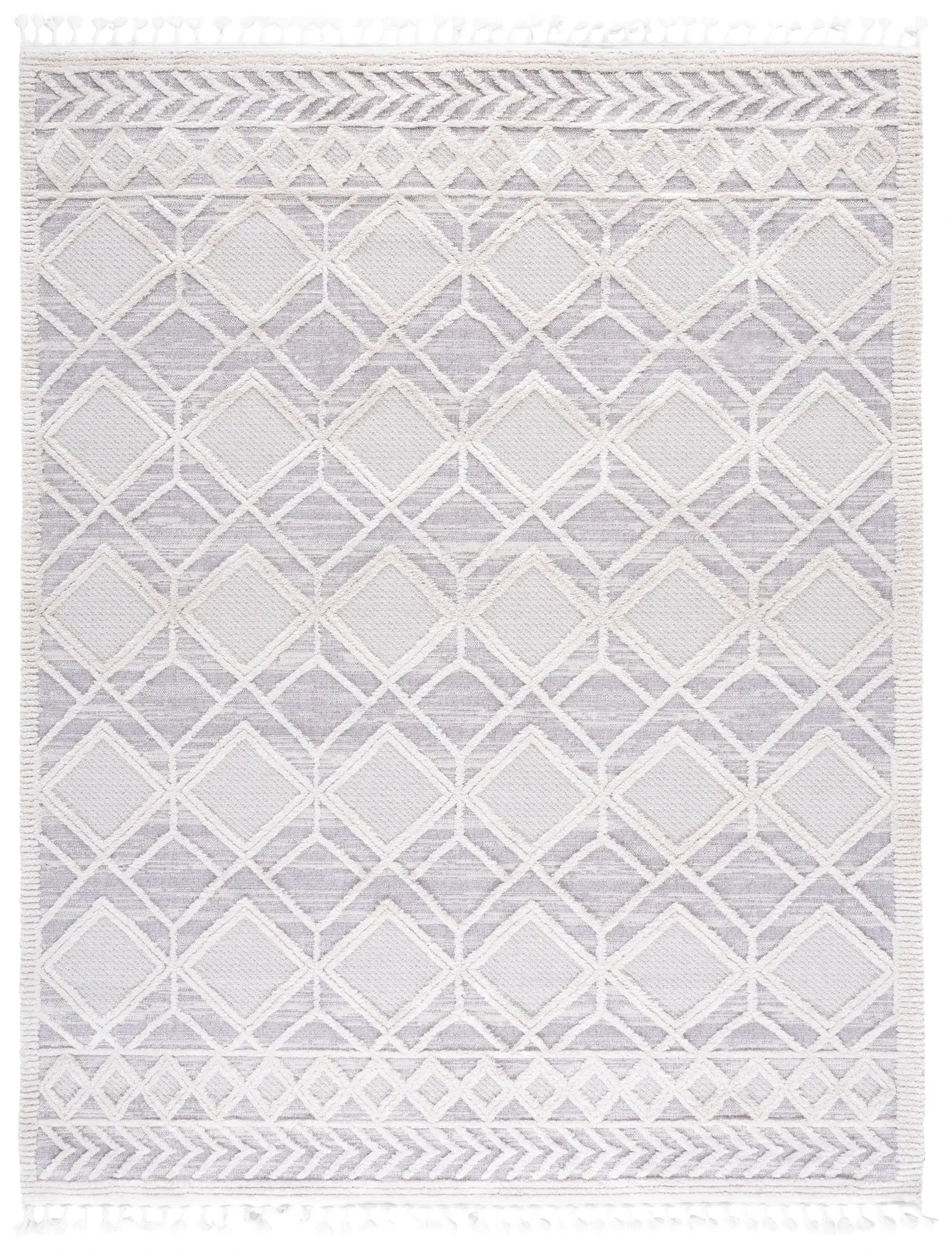 Marrakesh Geometric Chevron Trellis Rug