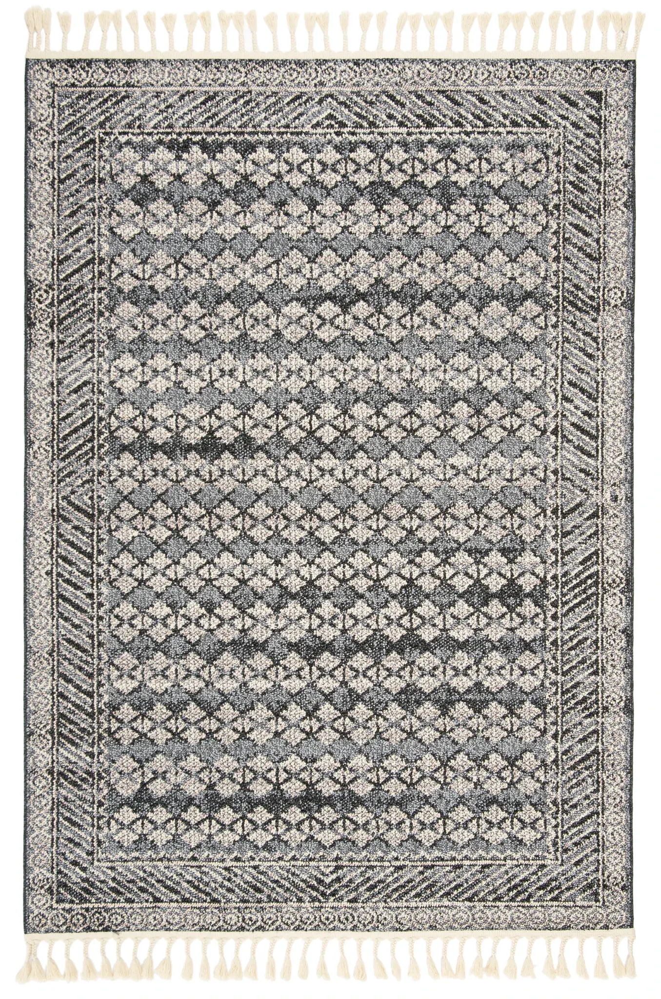 Marrakesh Geometric Border Rug