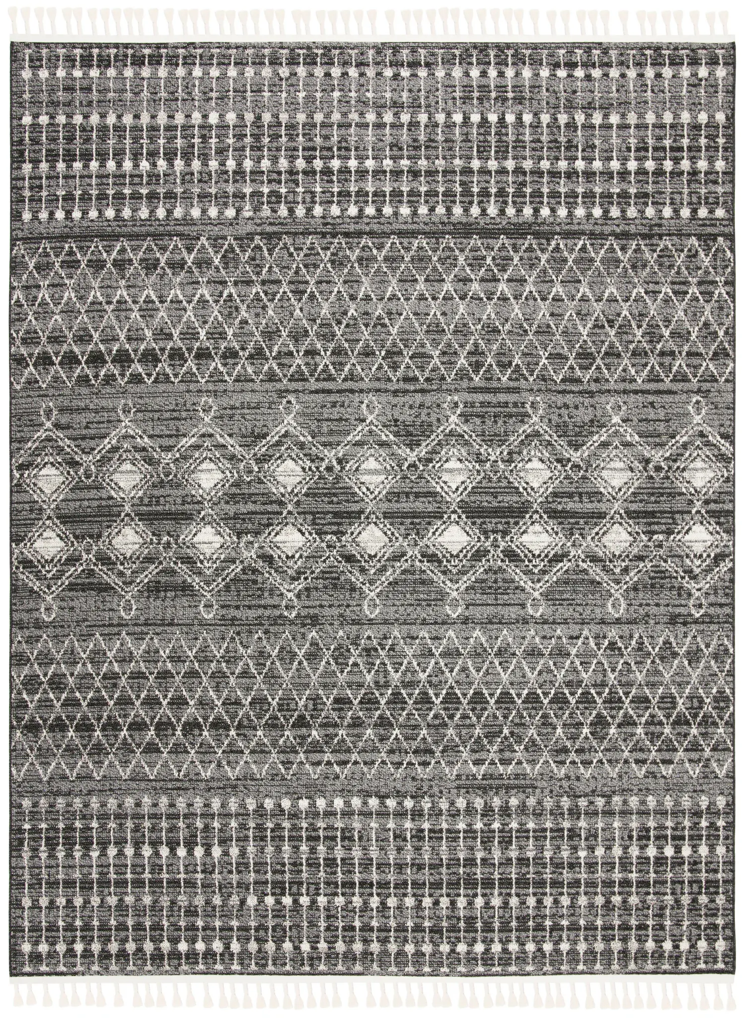 Marrakesh Distressed Diamond Trellis Rug