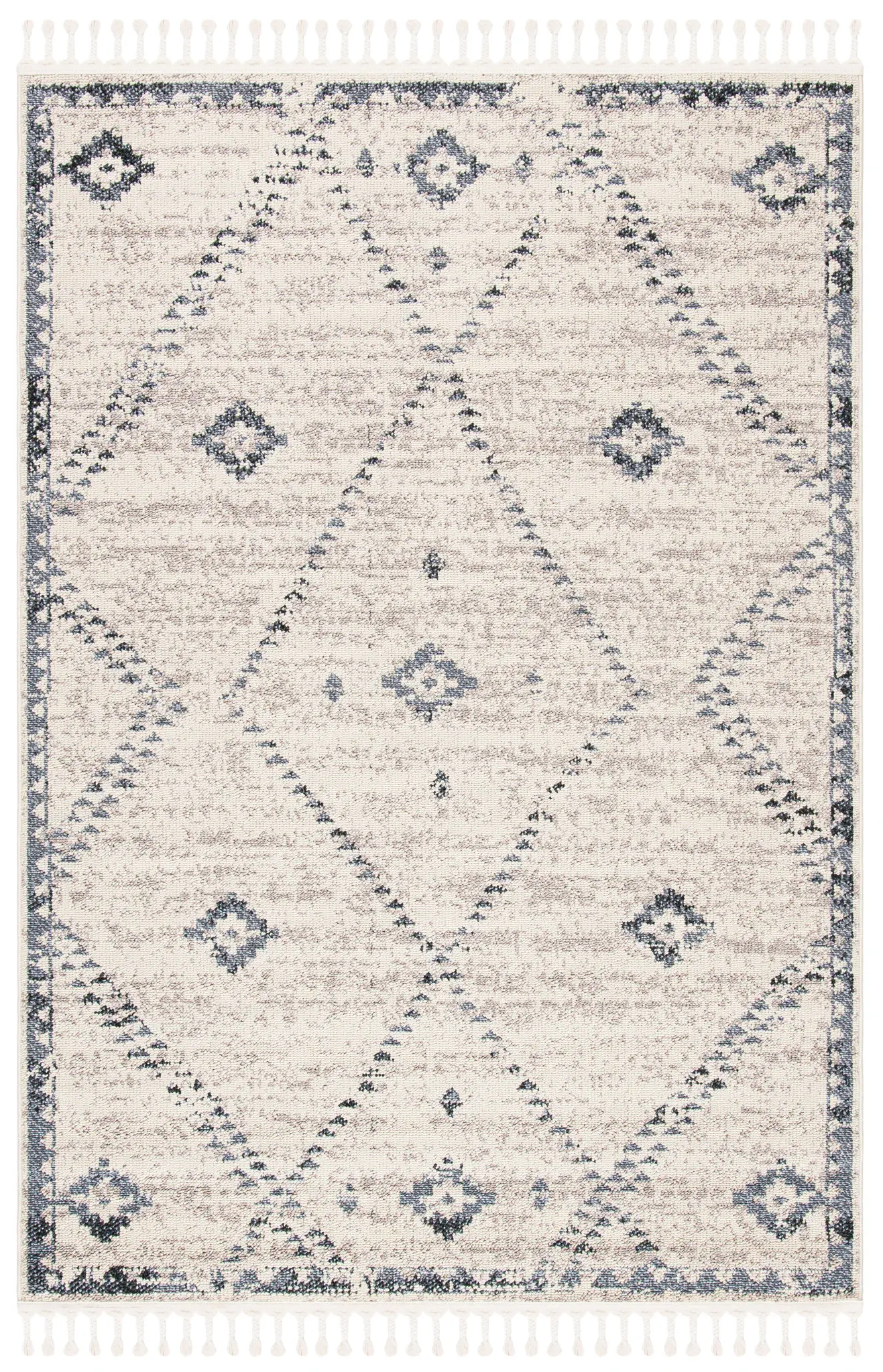 Marrakesh Distressed Tribal Diamond Rug