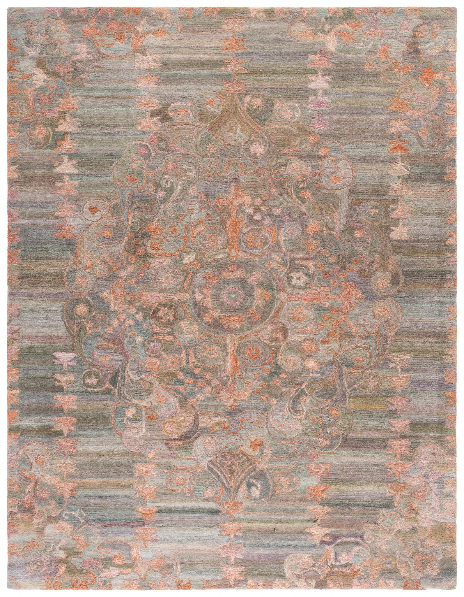 Marquee Medallion Hand-Tufted Rug