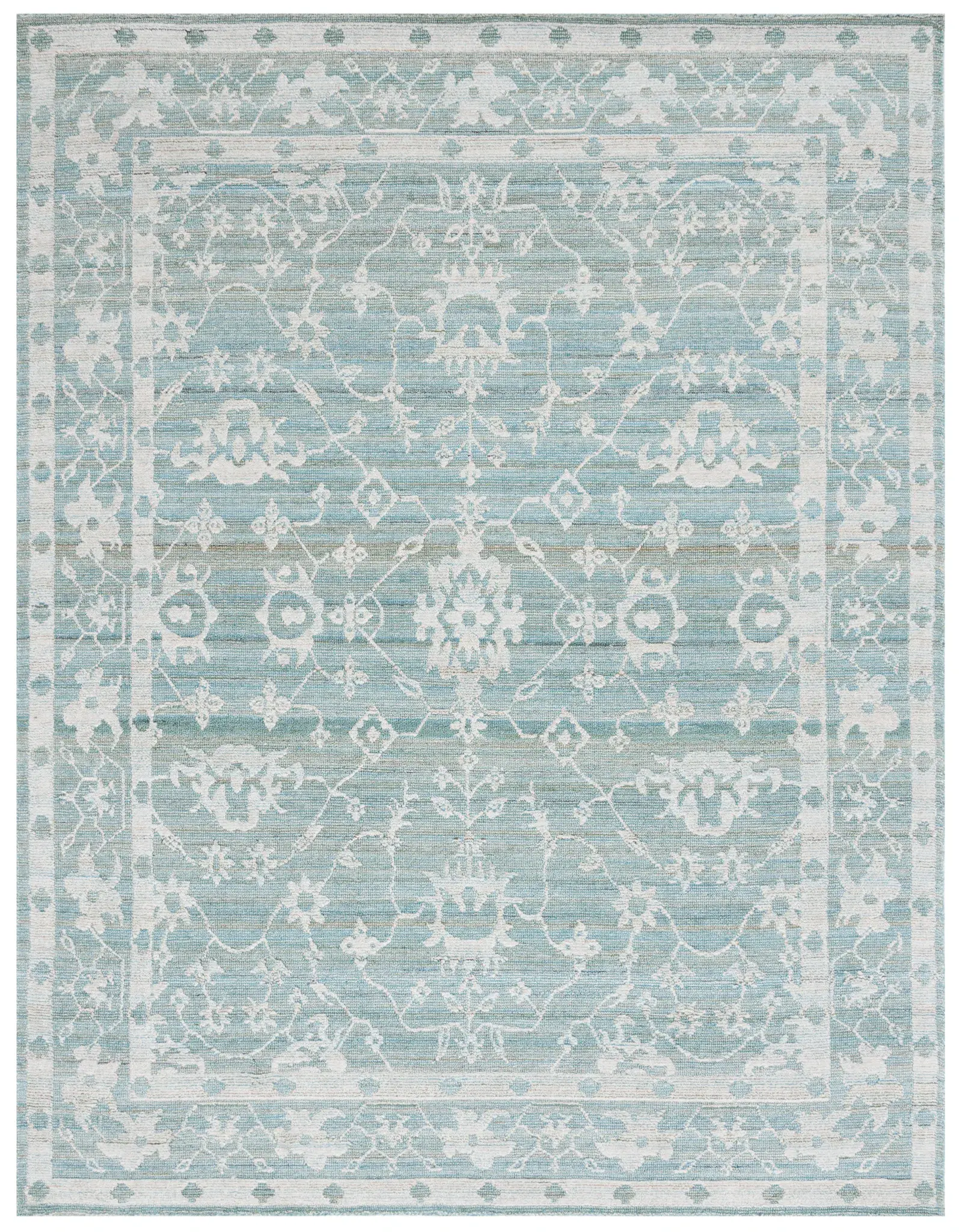 Marquee Floral Medallion Hand-Tufted Rug