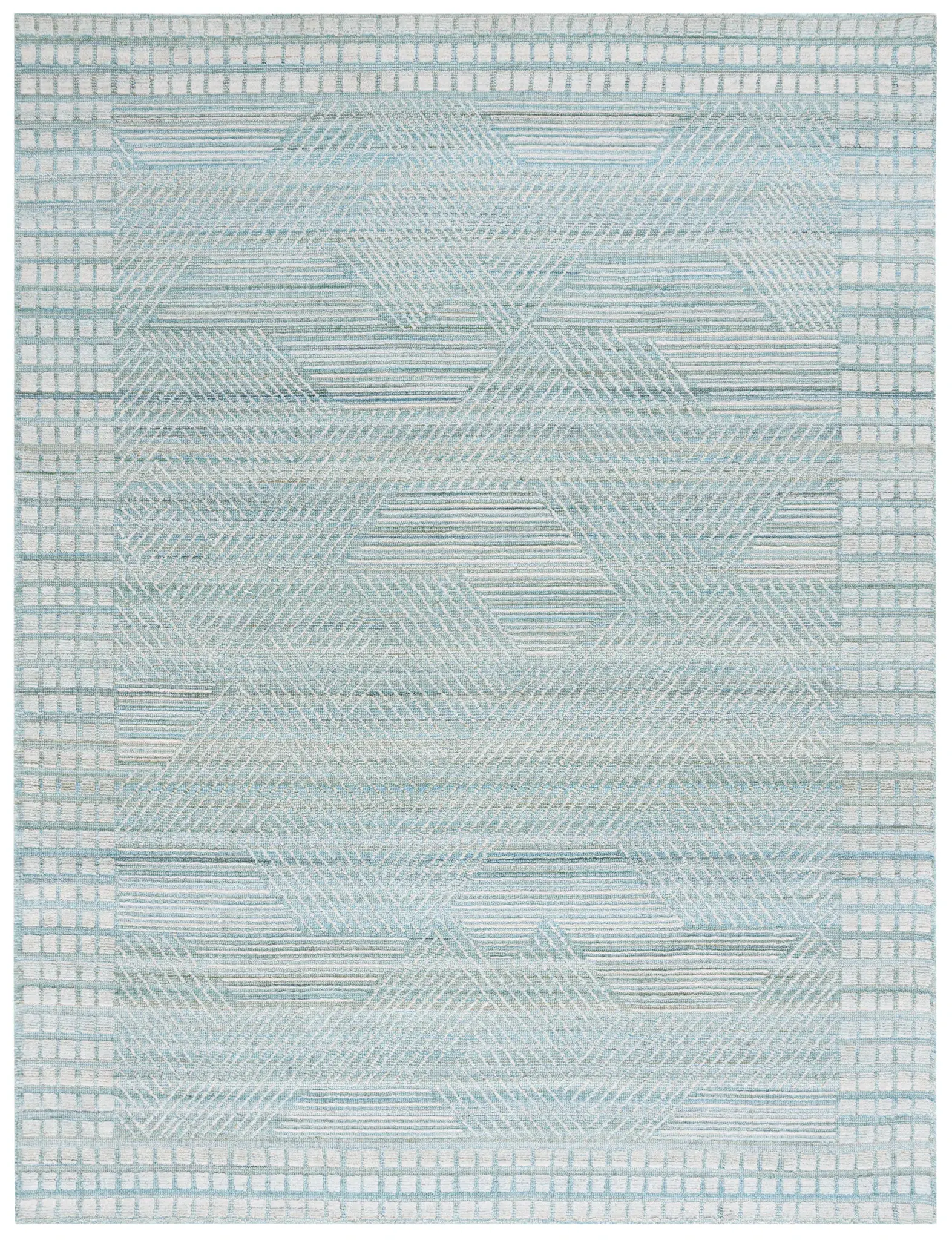 Marquee Interlocking Line Hand-Tufted Rug