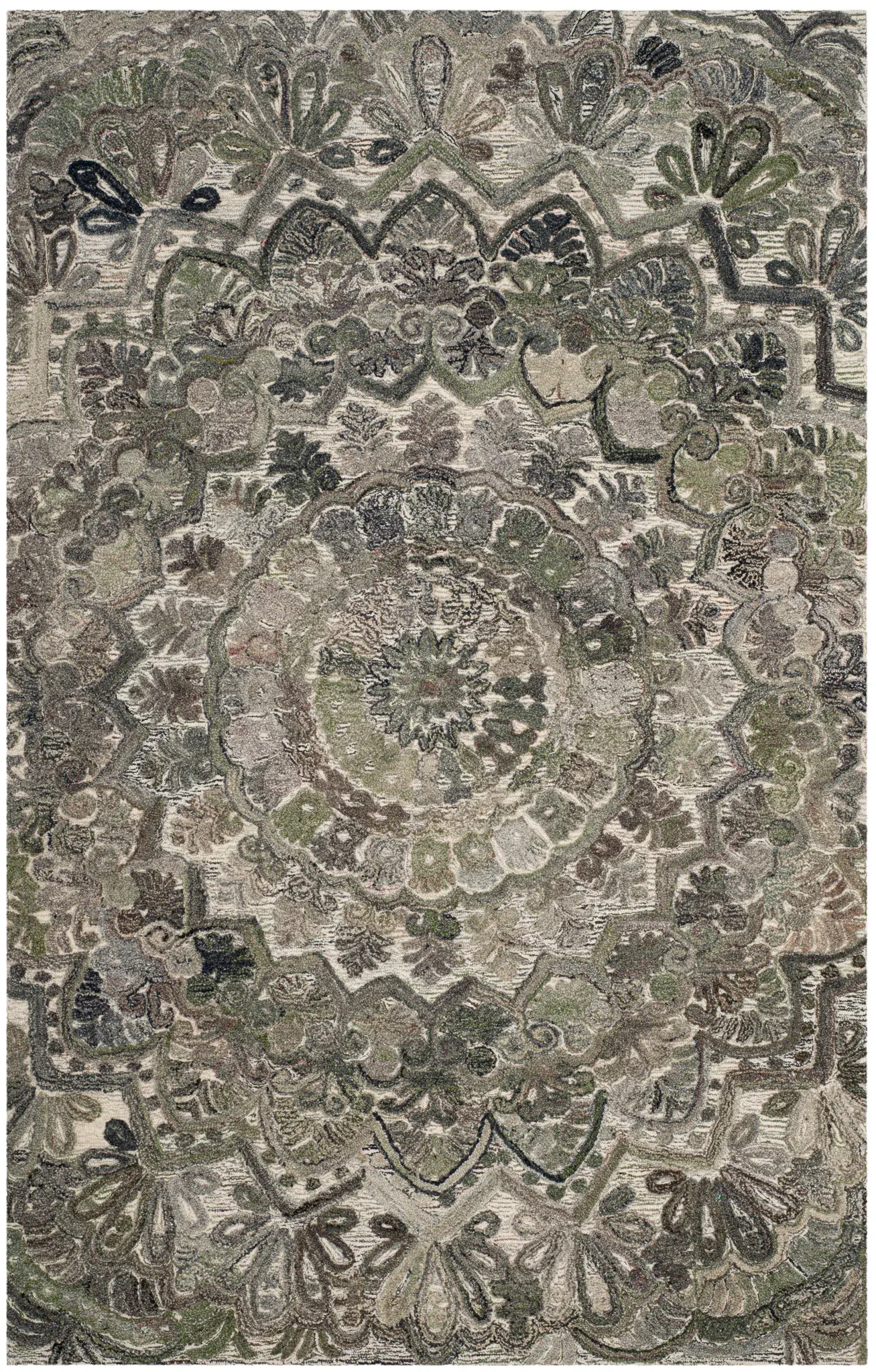 Marquee Circular Medallion Hand-Tufted Rug