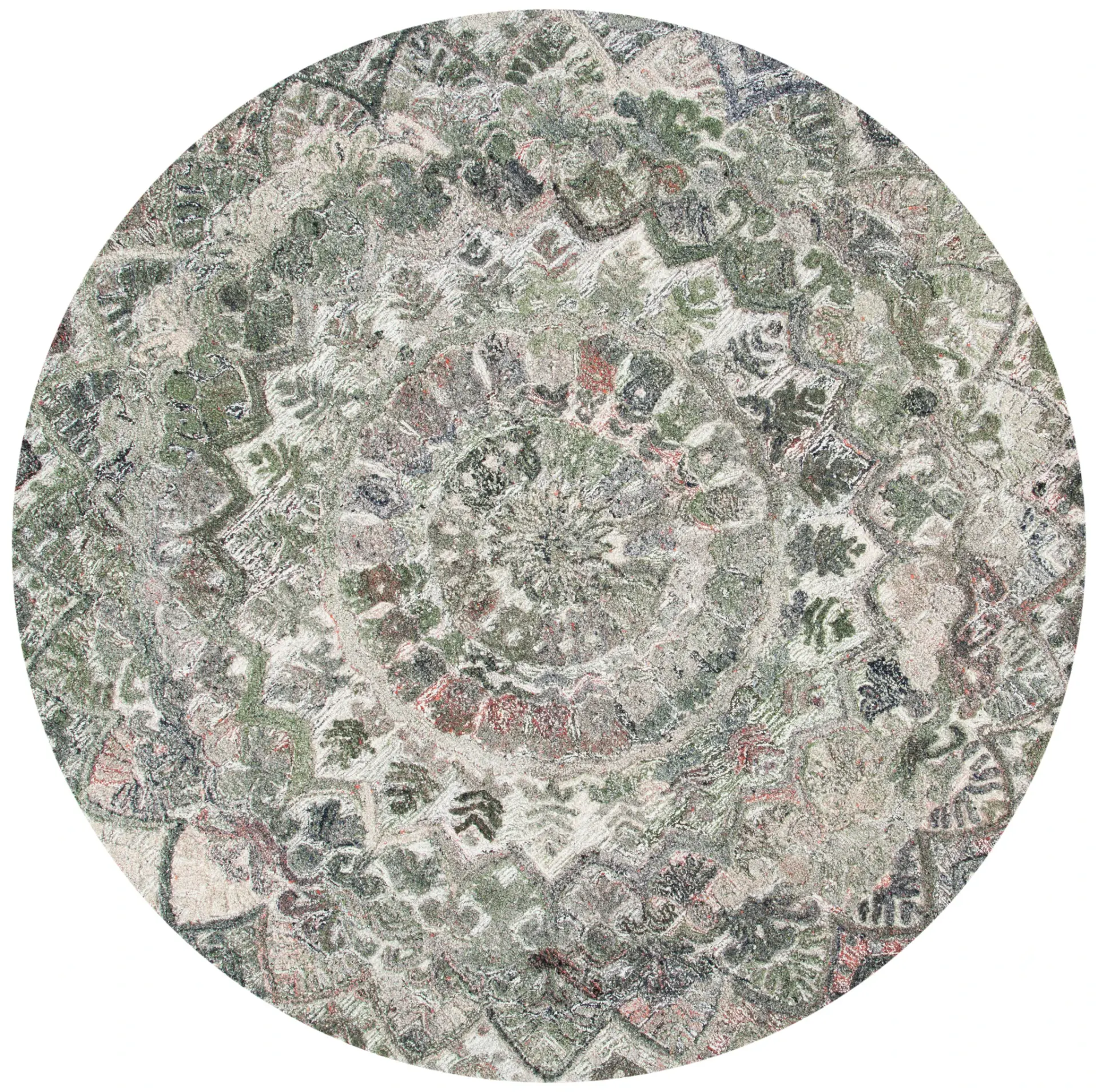 Marquee Circular Medallion Hand-Tufted Rug