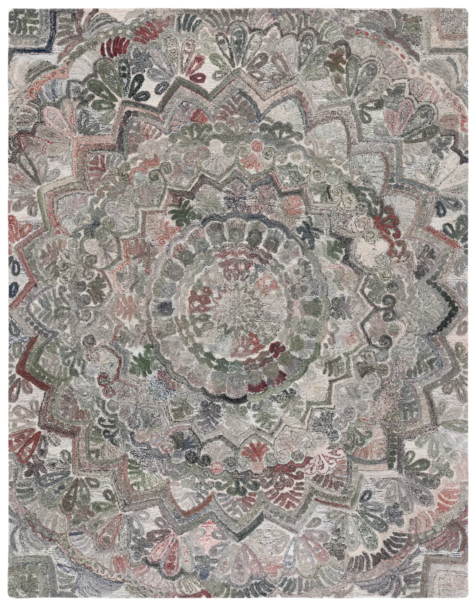 Marquee Circular Medallion Hand-Tufted Rug
