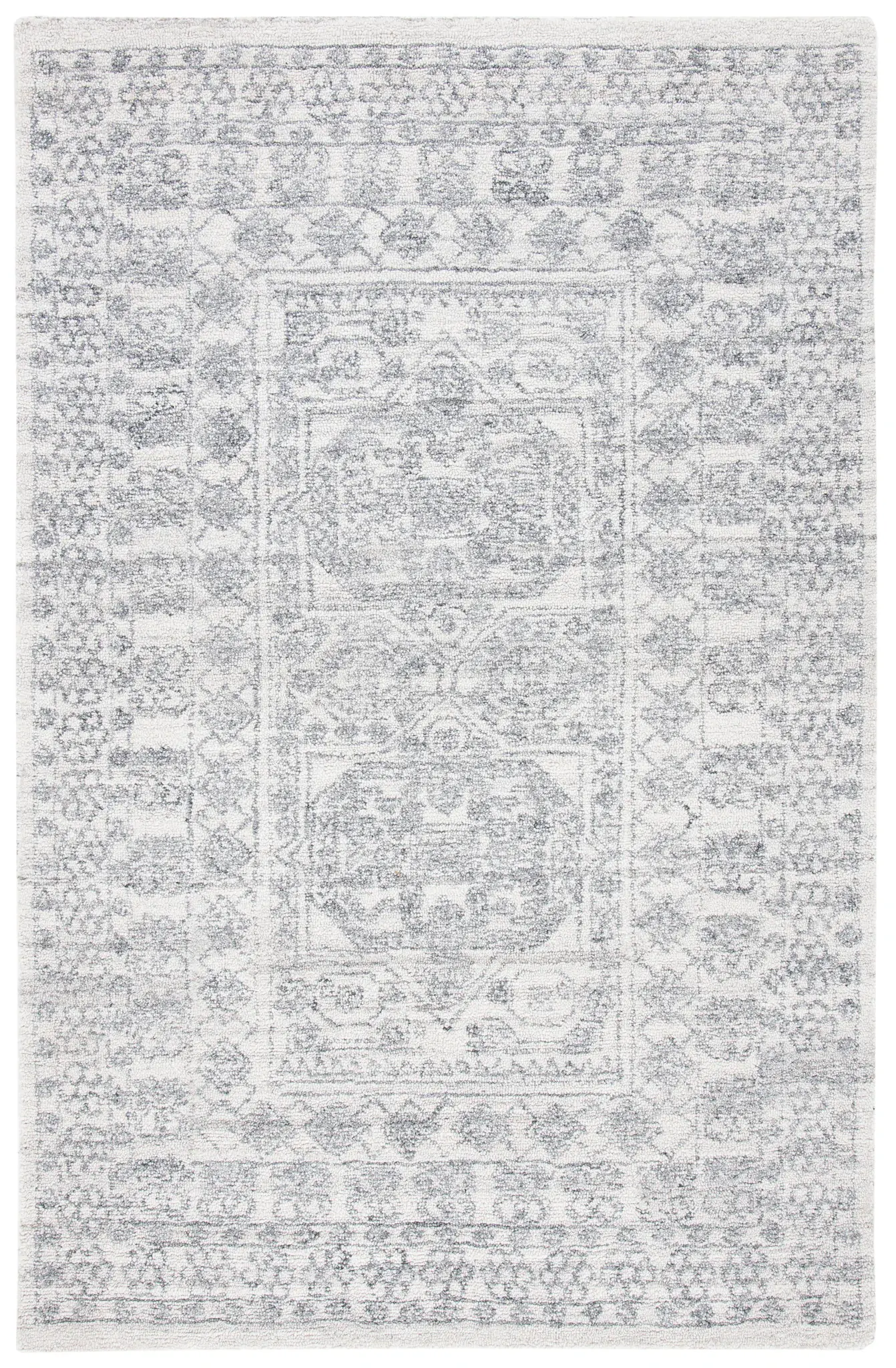Marquee Faded Medallion Hand-Tufted Rug