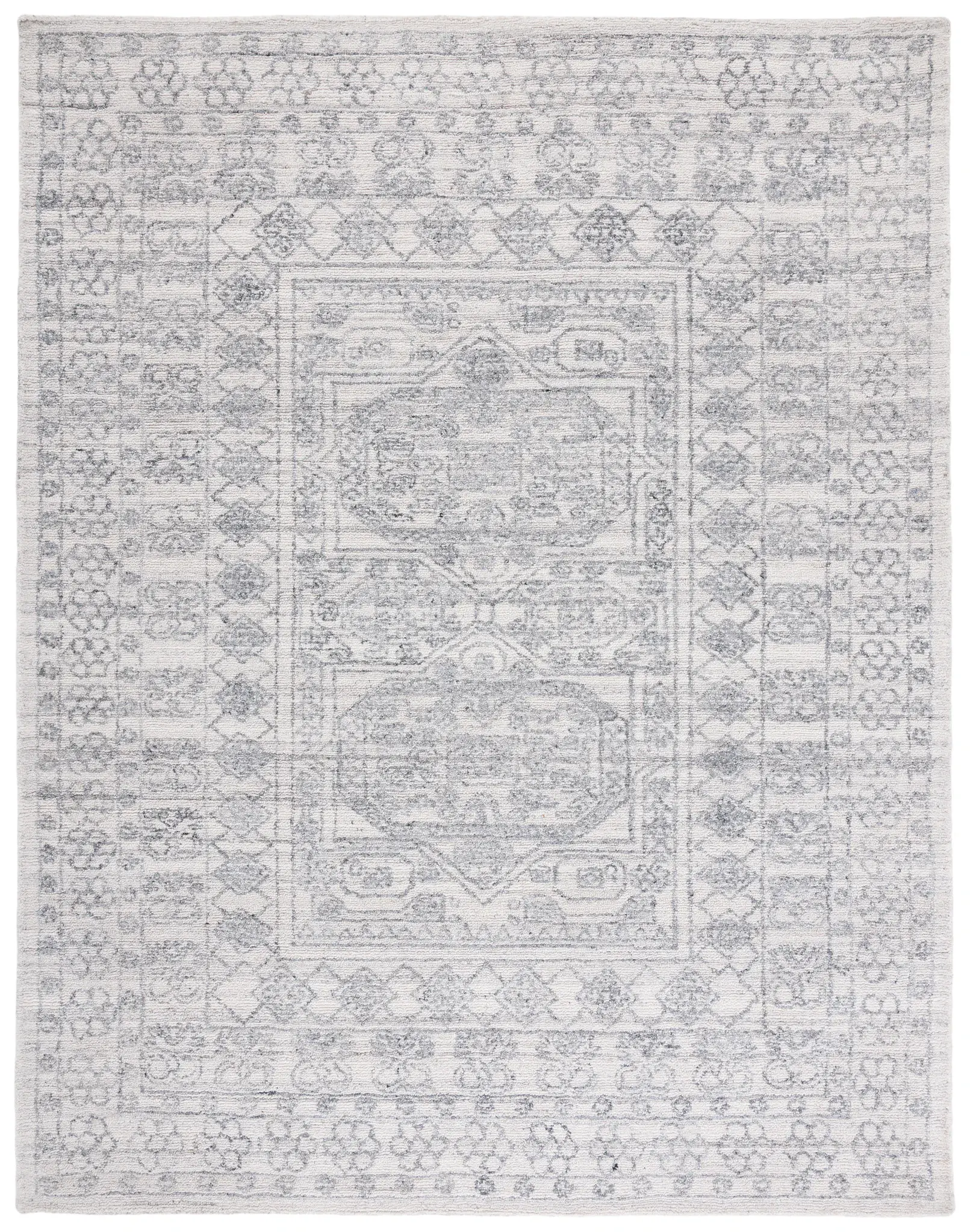 Marquee Faded Medallion Hand-Tufted Rug
