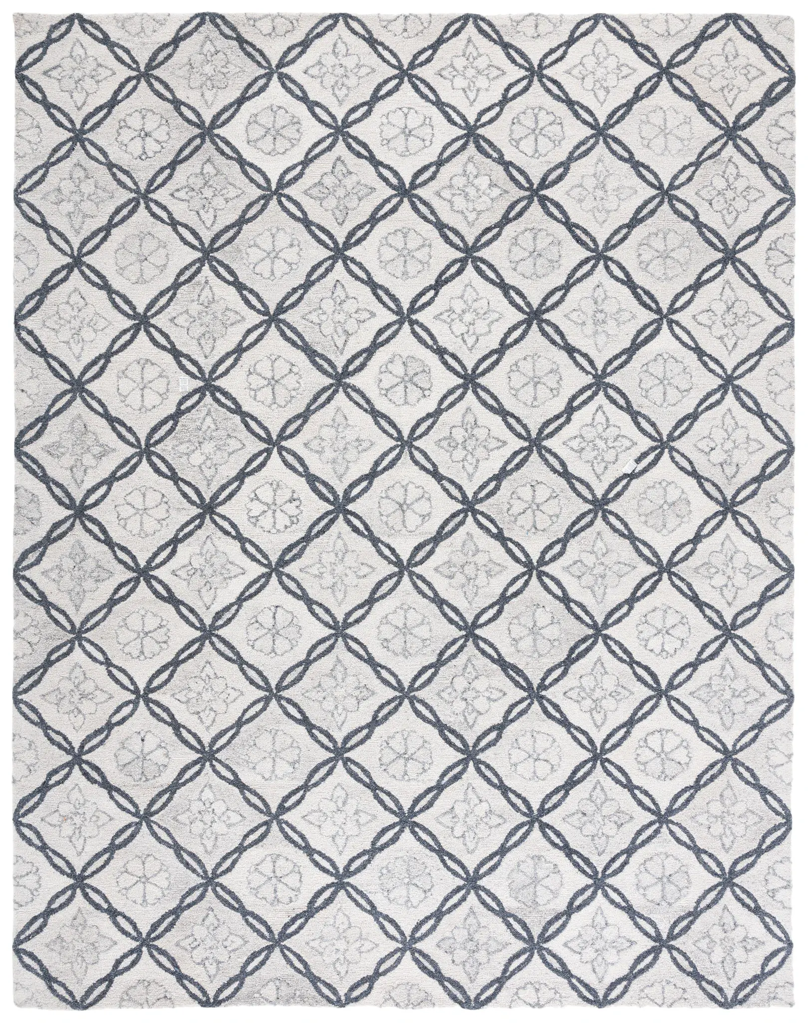 Marquee Floral Trellis Hand-Tufted Rug