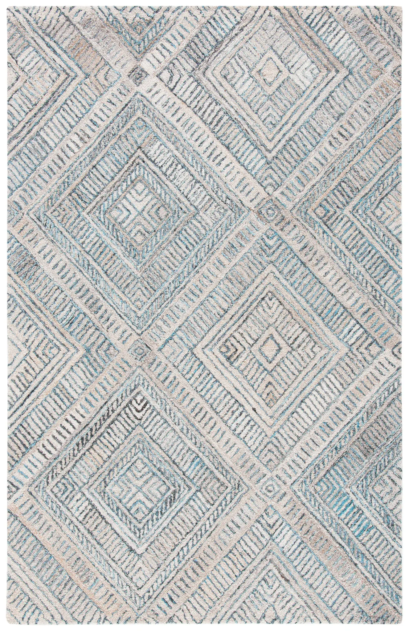 Marquee Concentric Diamond Hand-Tufted Rug