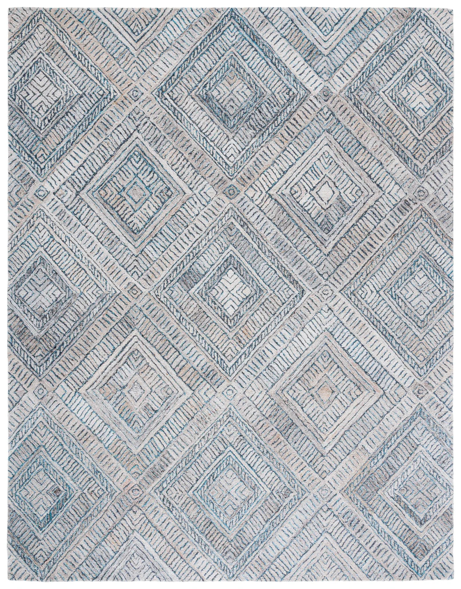 Marquee Concentric Diamond Hand-Tufted Rug