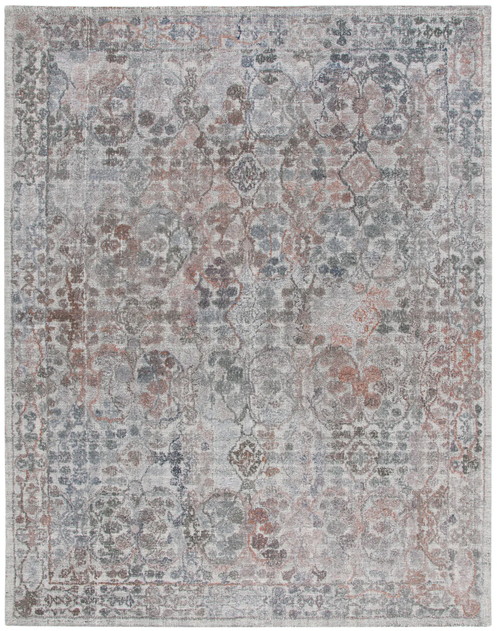 Marquee Distressed Floral Hand-Tufted Rug